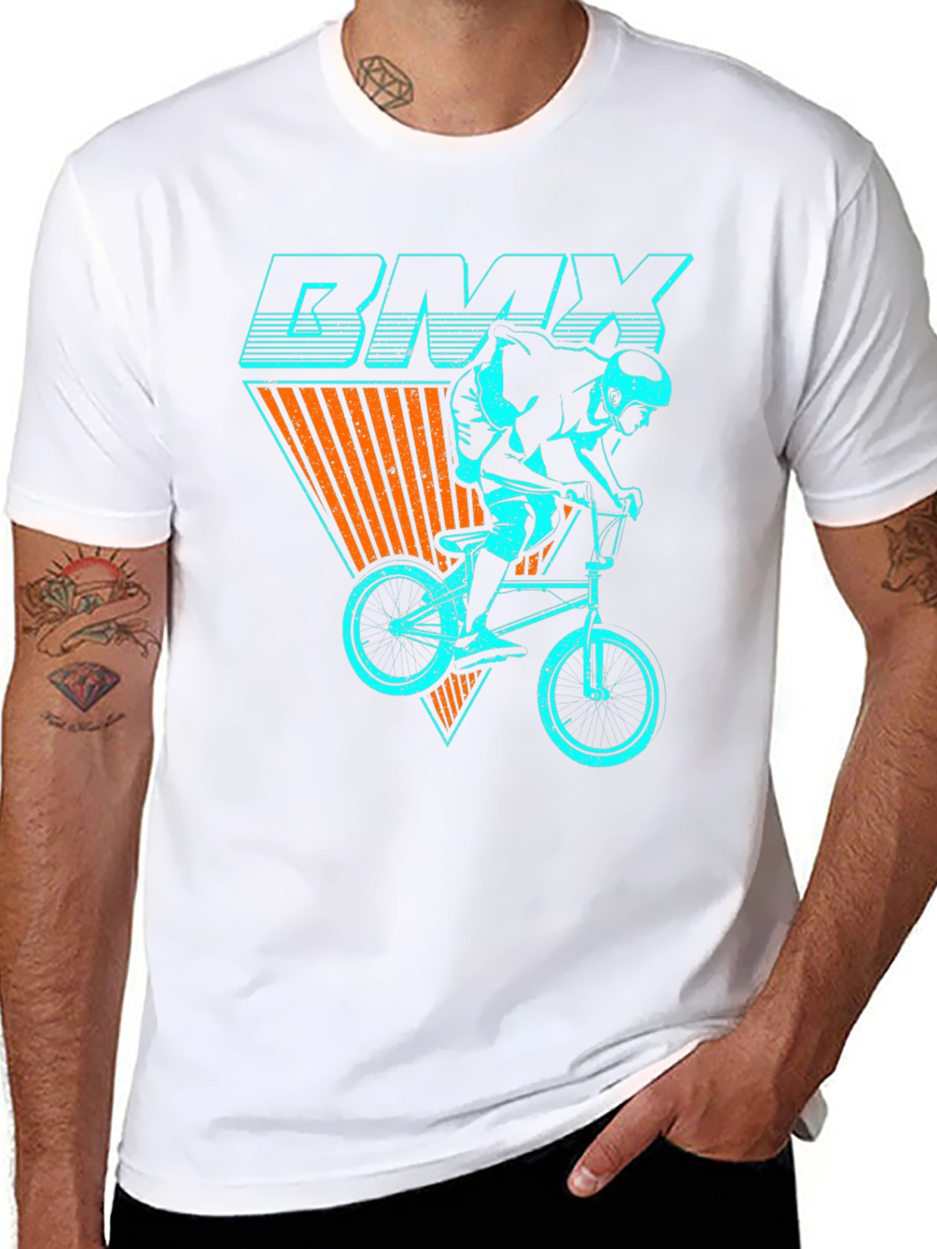 BMX Rider Graphic Tee - Cool Biker T-Shirt