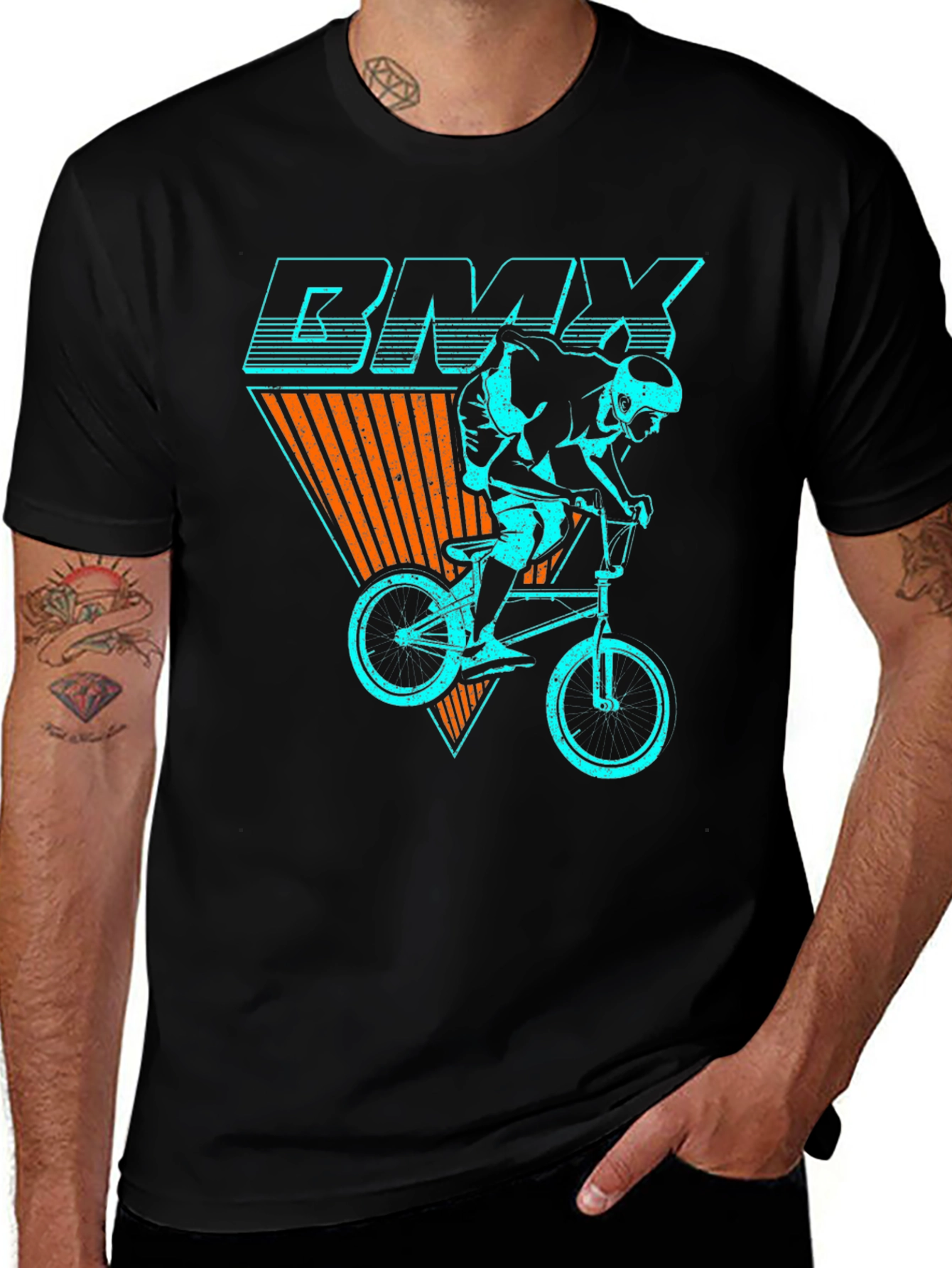 BMX Rider Graphic Tee - Cool Biker T-Shirt