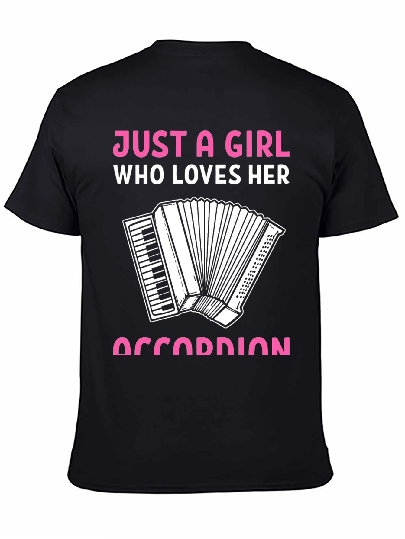 Just a Girl Who Loves Her Accordion T-Shirt