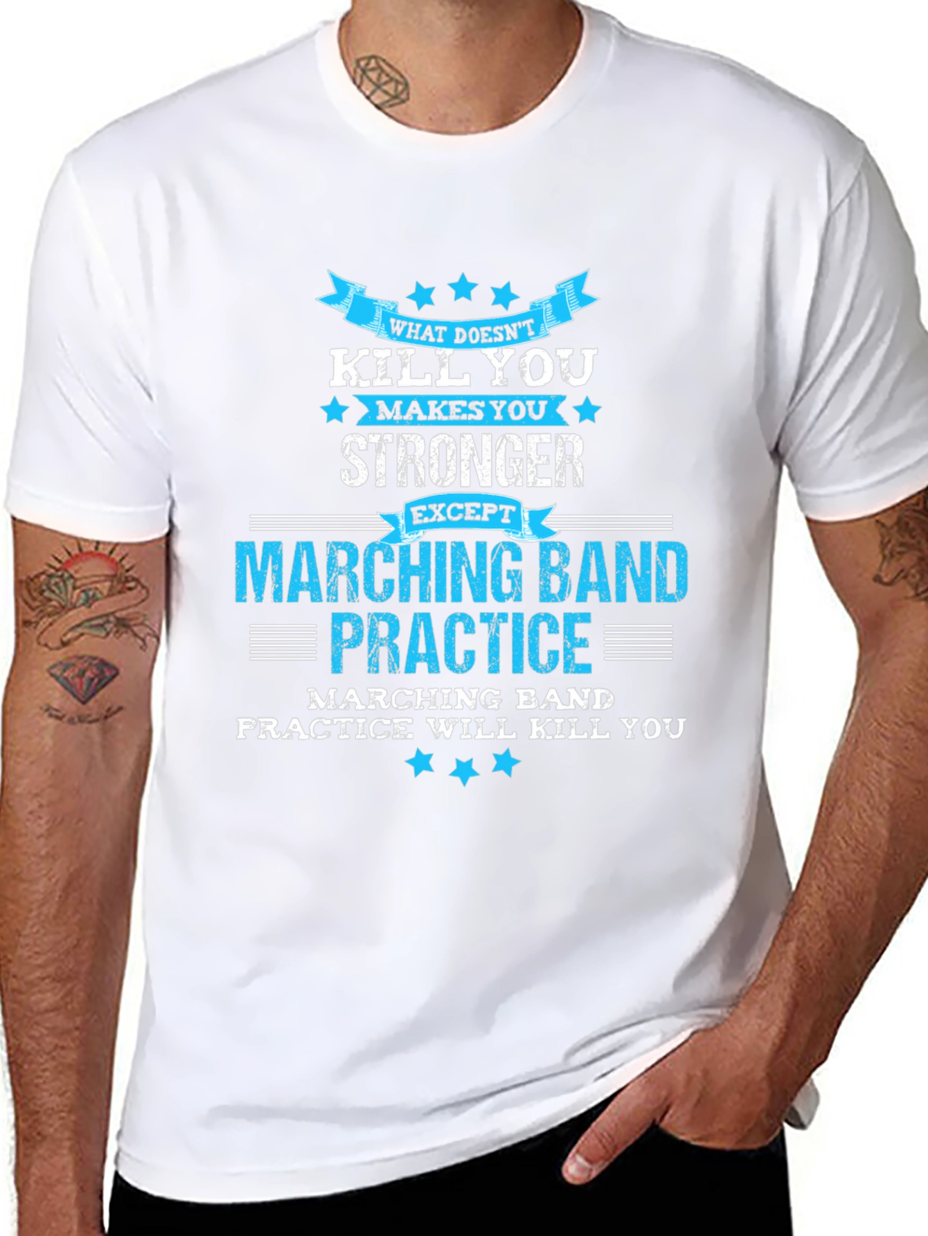 Marching Band Practice T-Shirt Funny Music Gift