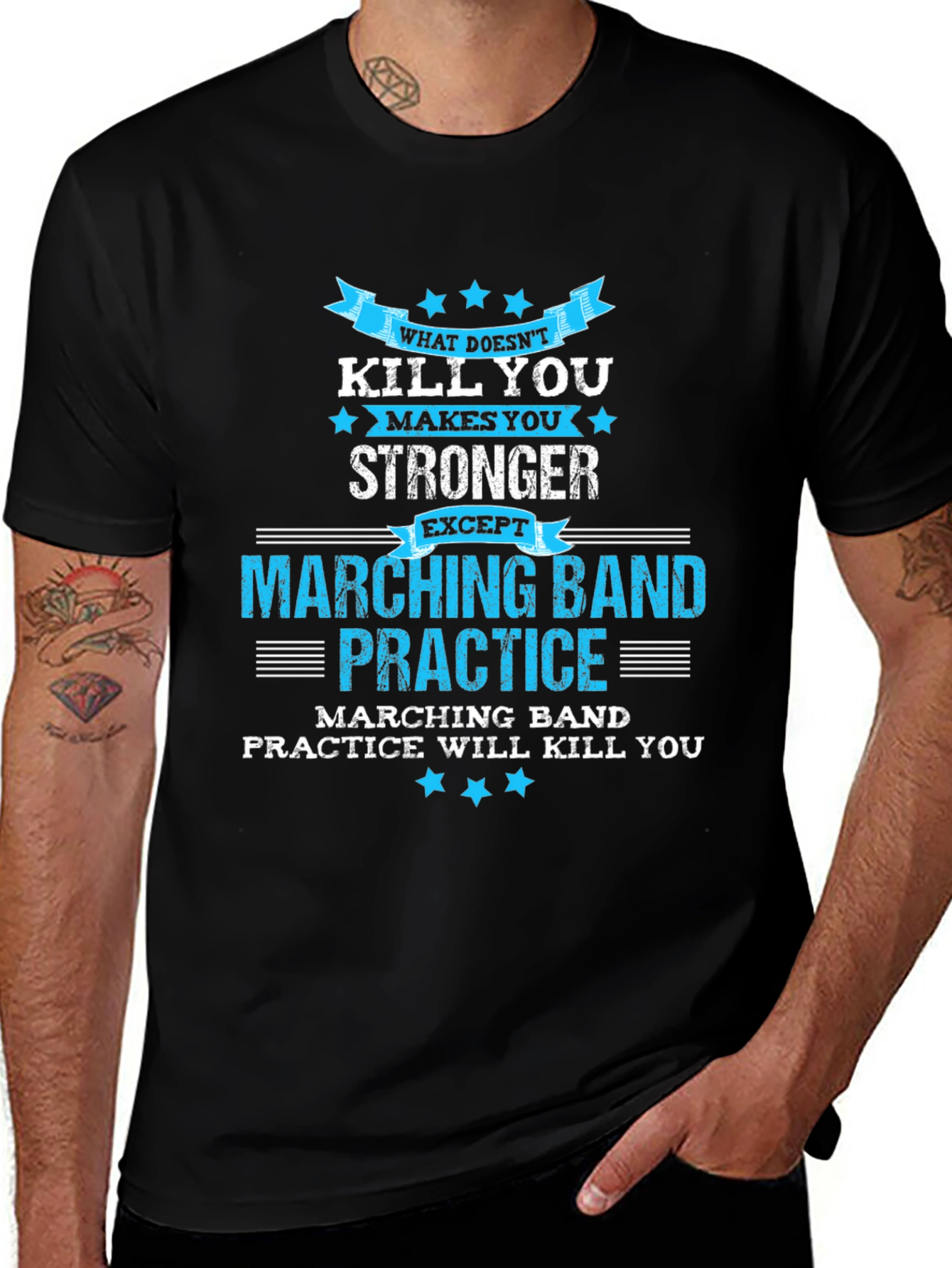 Marching Band Practice T-Shirt Funny Music Gift