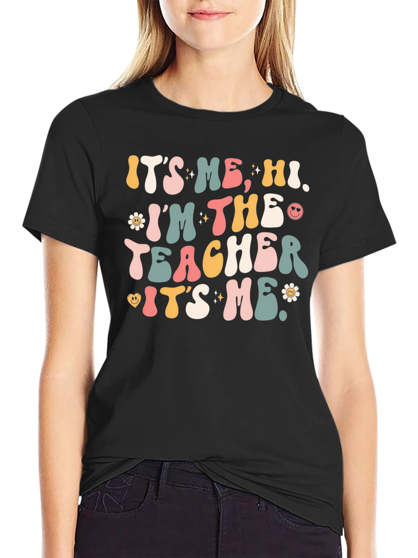 Retro Teacher Graphic T-Shirt