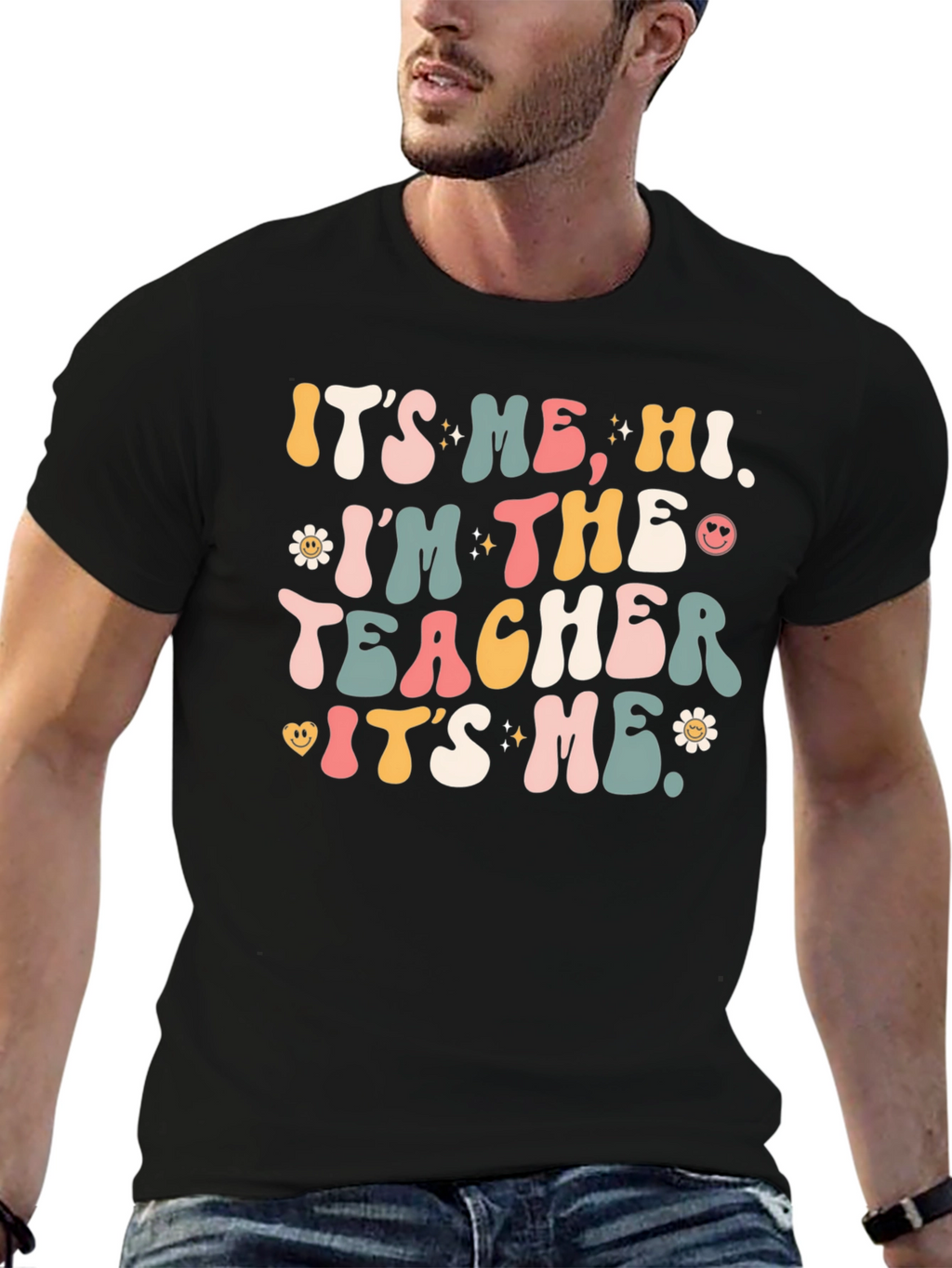 Retro Teacher Graphic T-Shirt