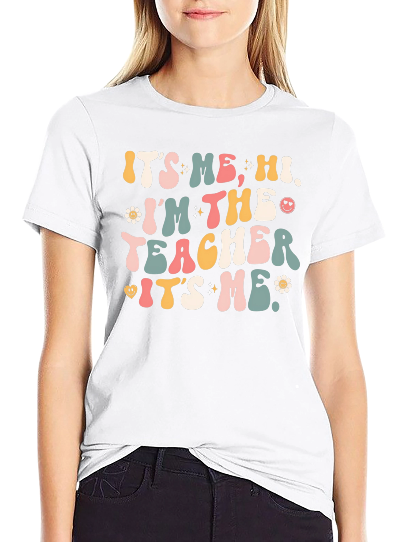 Retro Teacher Graphic T-Shirt