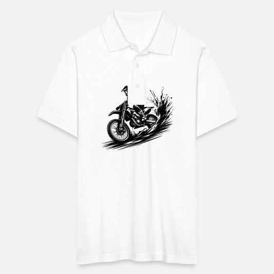 Dynamic Motocross Illustration Drawing
