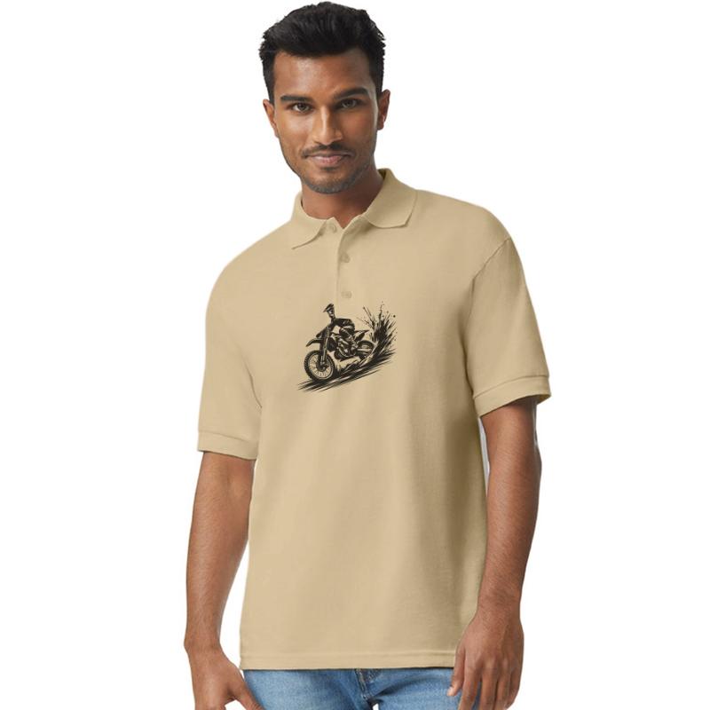 Dynamic Motocross Illustration Drawing