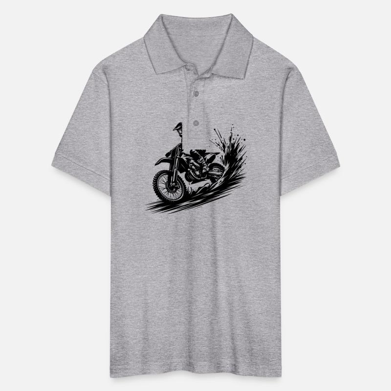 Dynamic Motocross Illustration Drawing