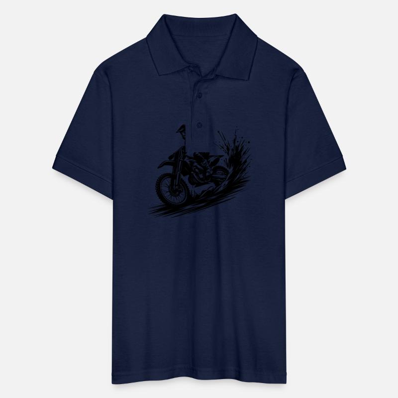 Dynamic Motocross Illustration Drawing