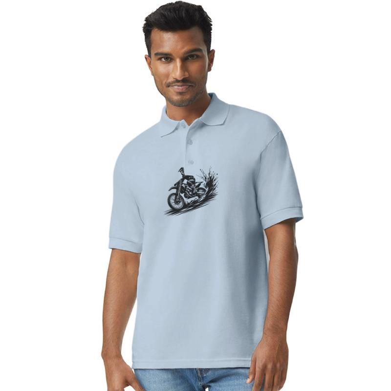 Dynamic Motocross Illustration Drawing