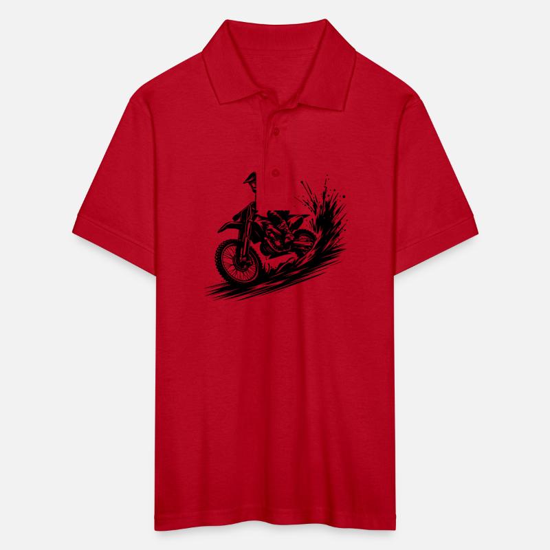 Dynamic Motocross Illustration Drawing