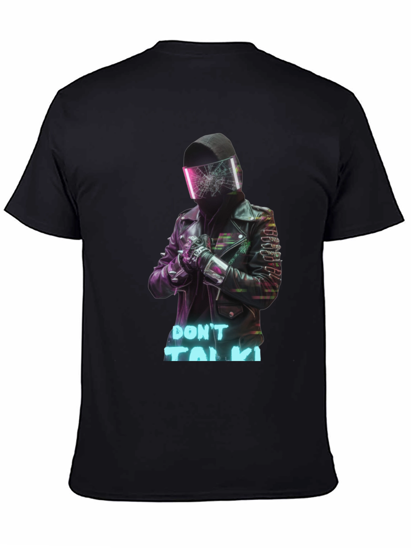 Cyberpunk Dont Talk Graphic Tee - Streetwear Style