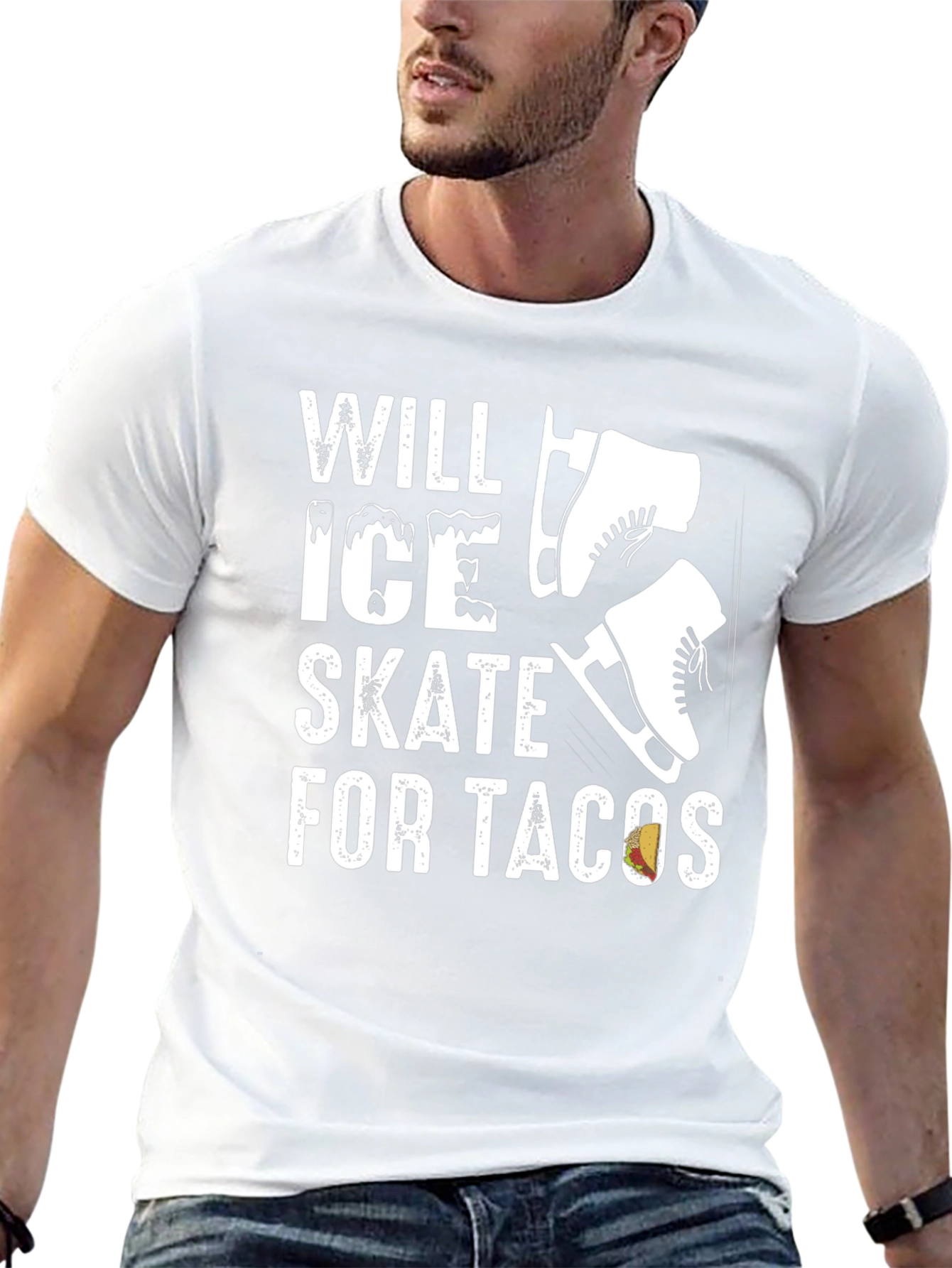 Will Ice Skate for Tacos T-Shirt