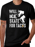Will Ice Skate for Tacos T-Shirt