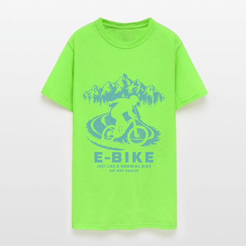 E Bike Saying Quotes Cyclist Mountains Nature
