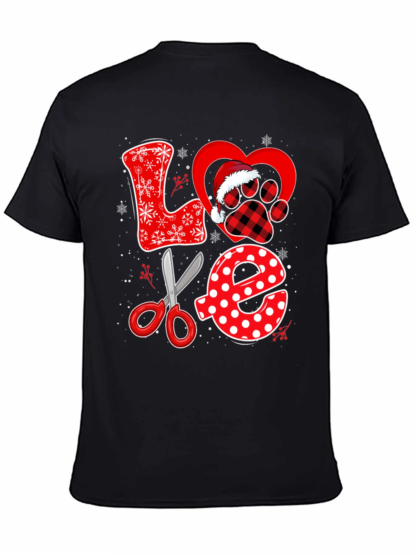 Love Grooming Black T-shirt