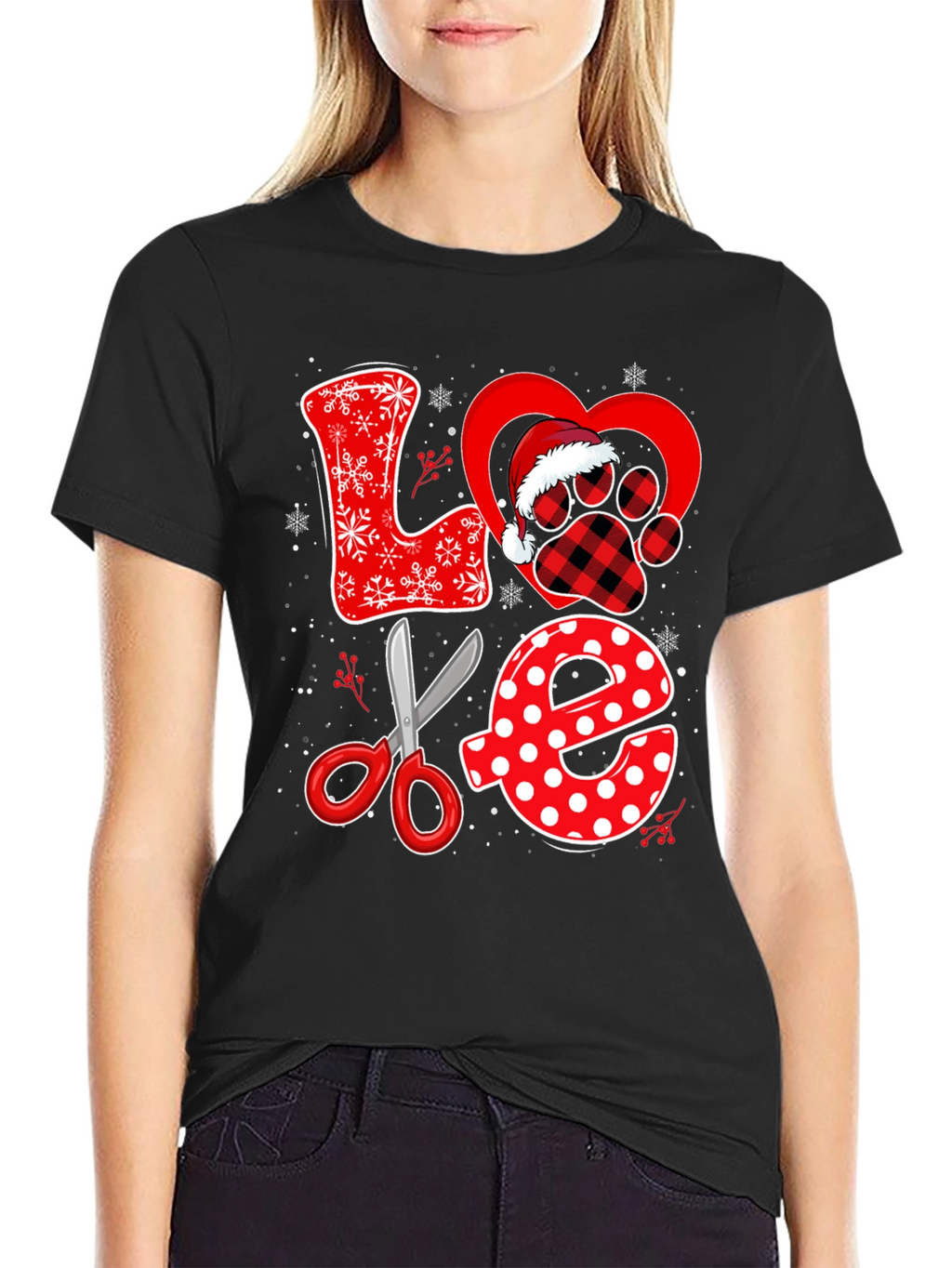 Love Grooming Black T-shirt