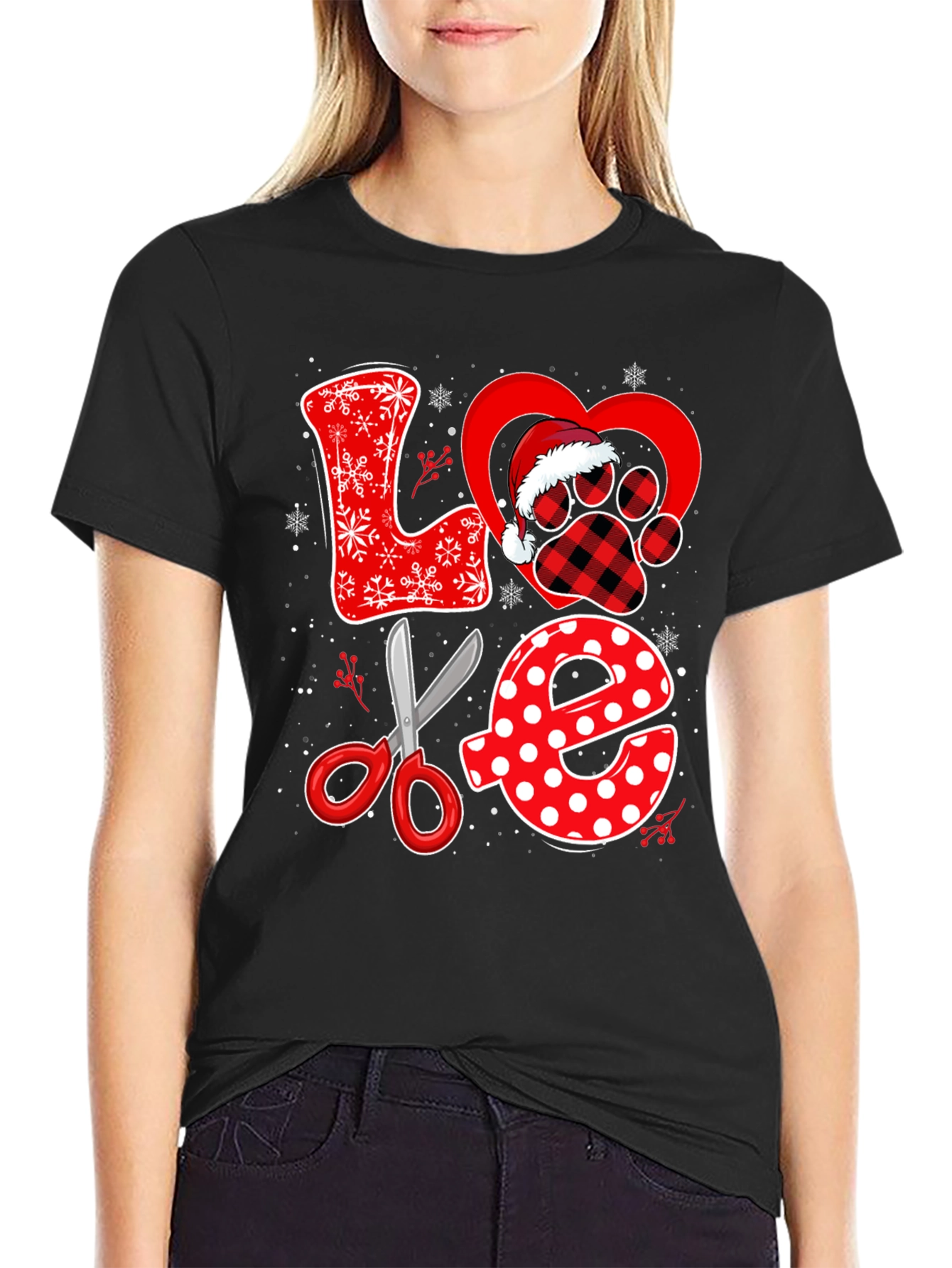 Love Grooming Black T-shirt