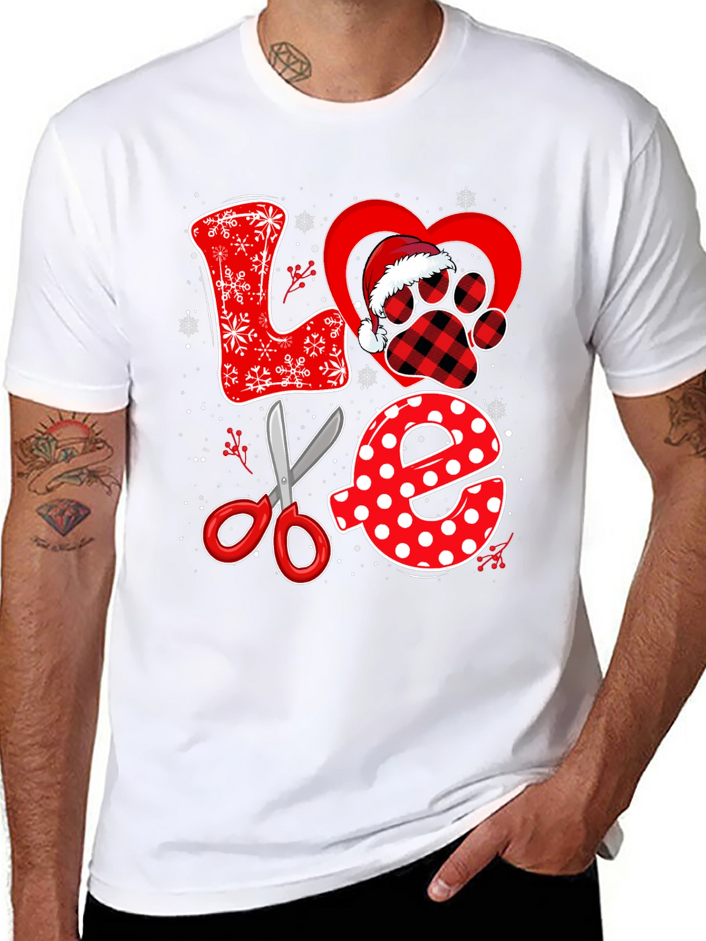 Love Grooming Black T-shirt