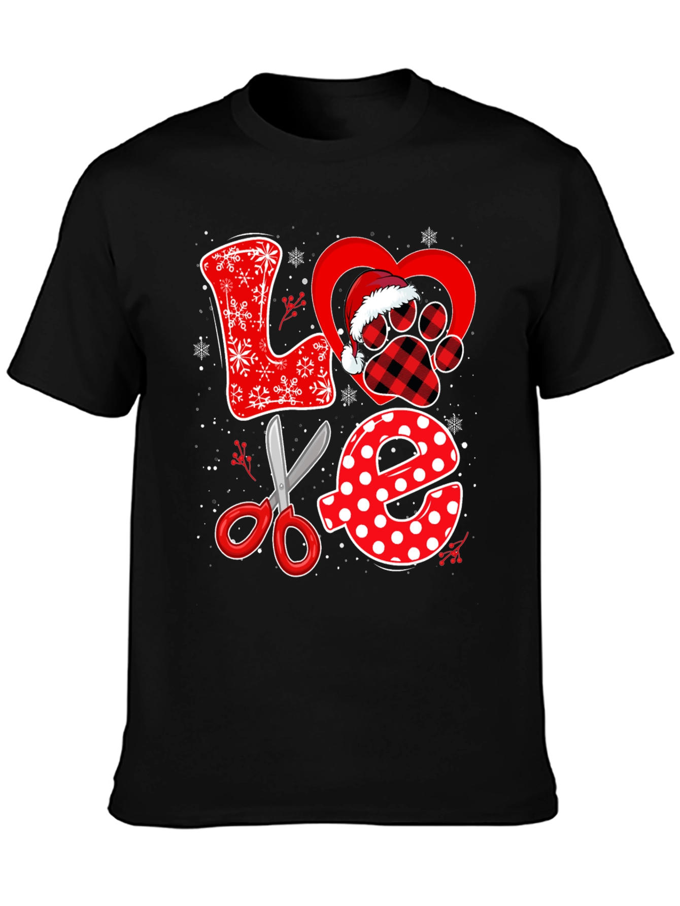 Love Grooming Black T-shirt