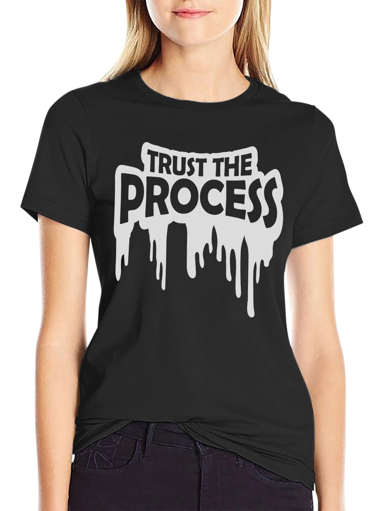 Trust the Process Graphic Print T-Shirt