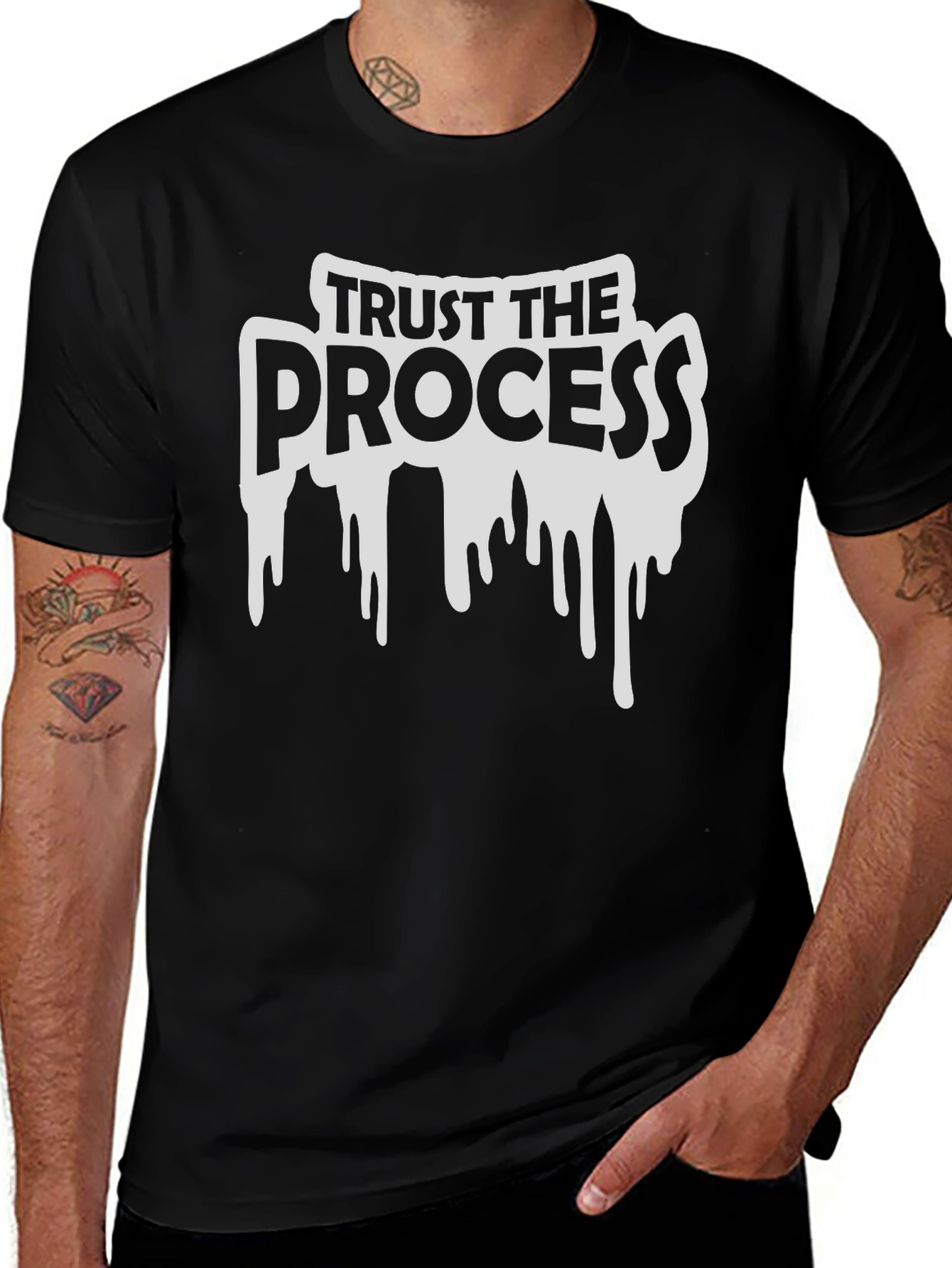 Trust the Process Graphic Print T-Shirt