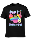 Pop It Birthday Girl T-Shirt