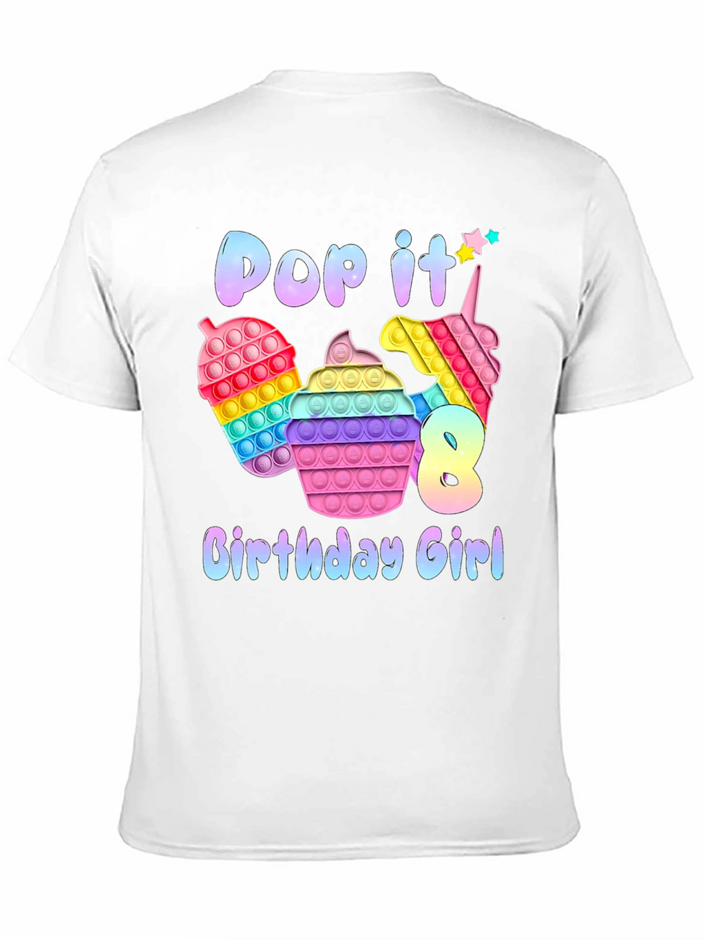 Pop It Birthday Girl T-Shirt