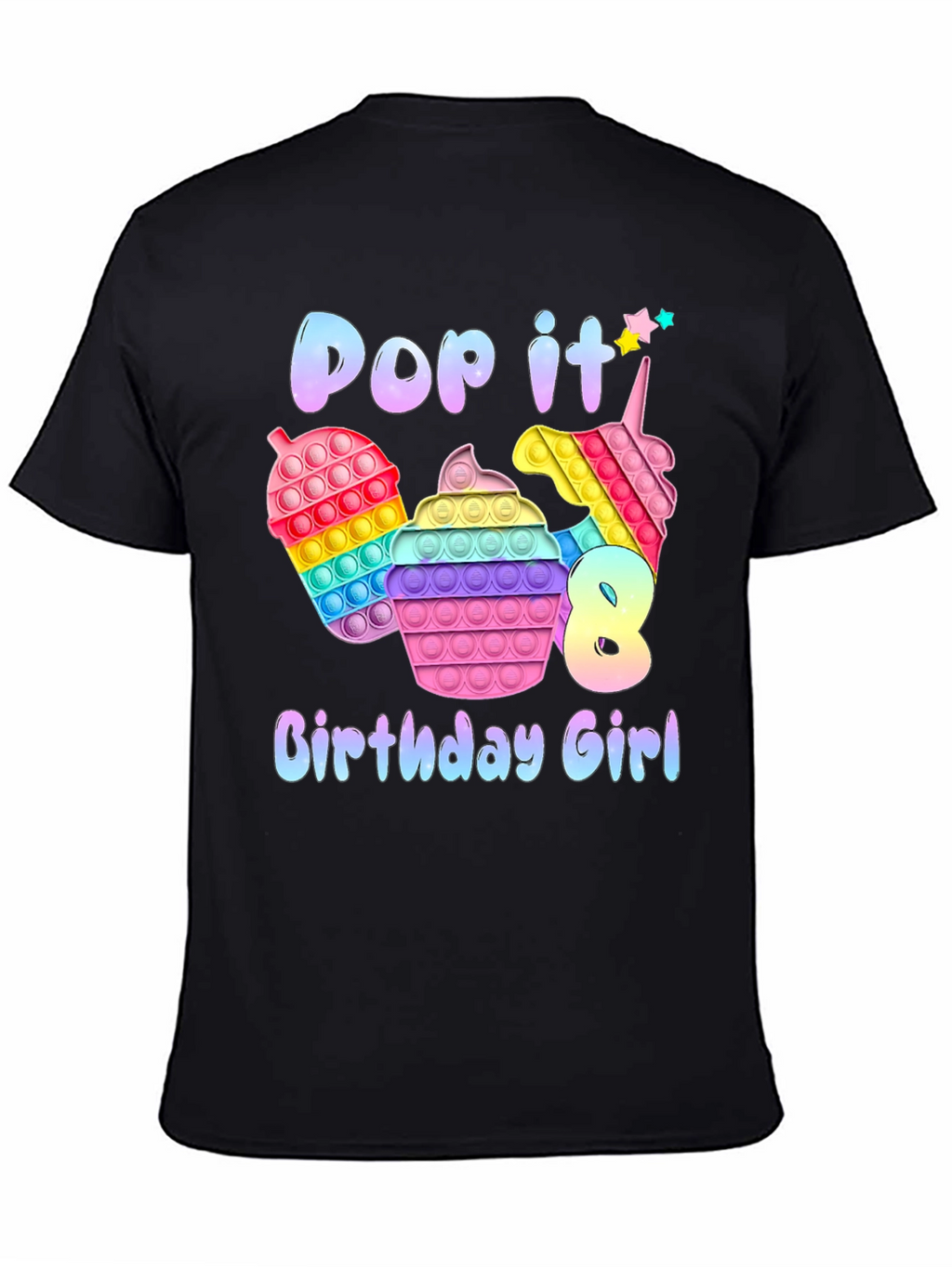 Pop It Birthday Girl T-Shirt