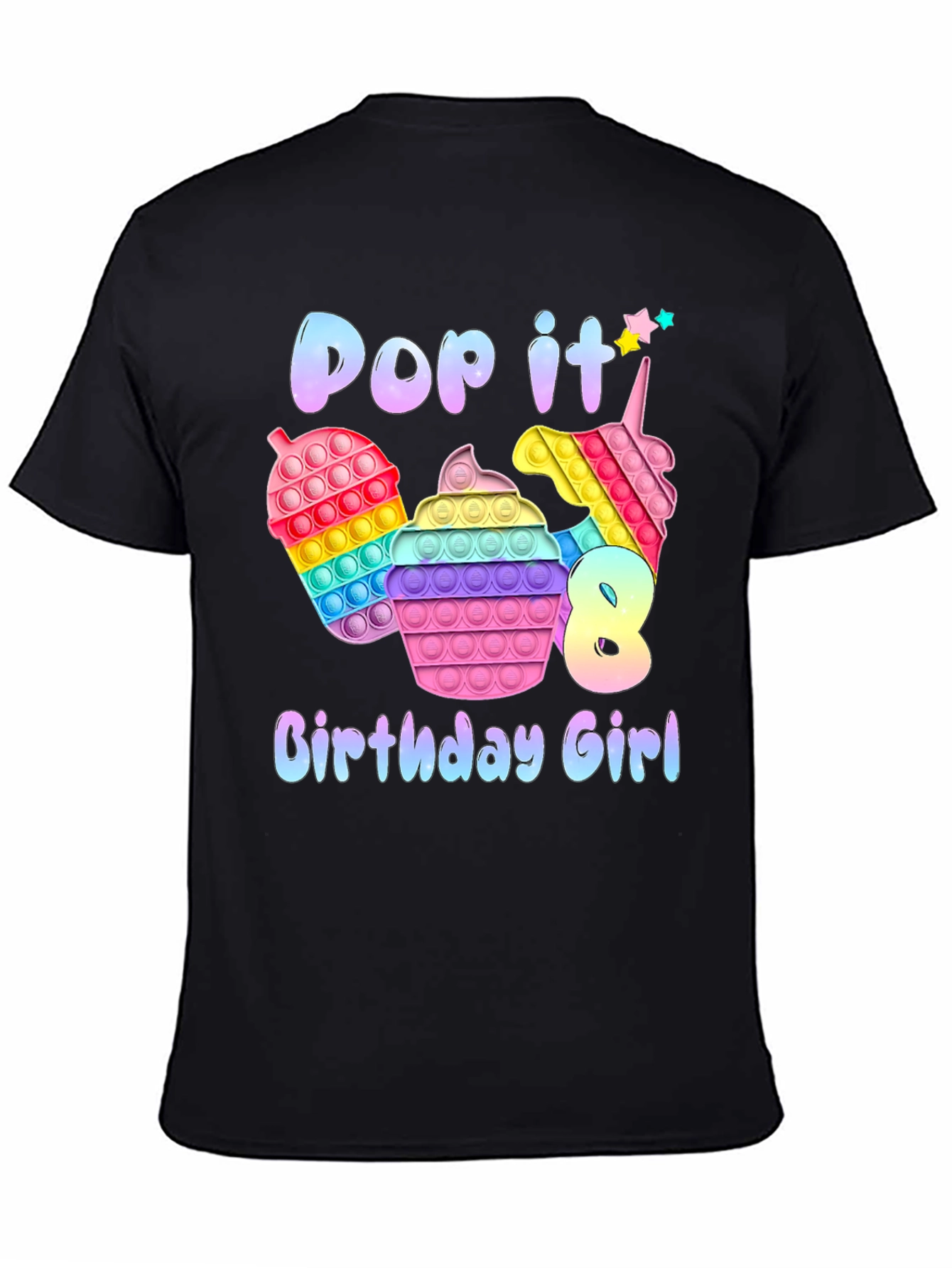 Pop It Birthday Girl T-Shirt