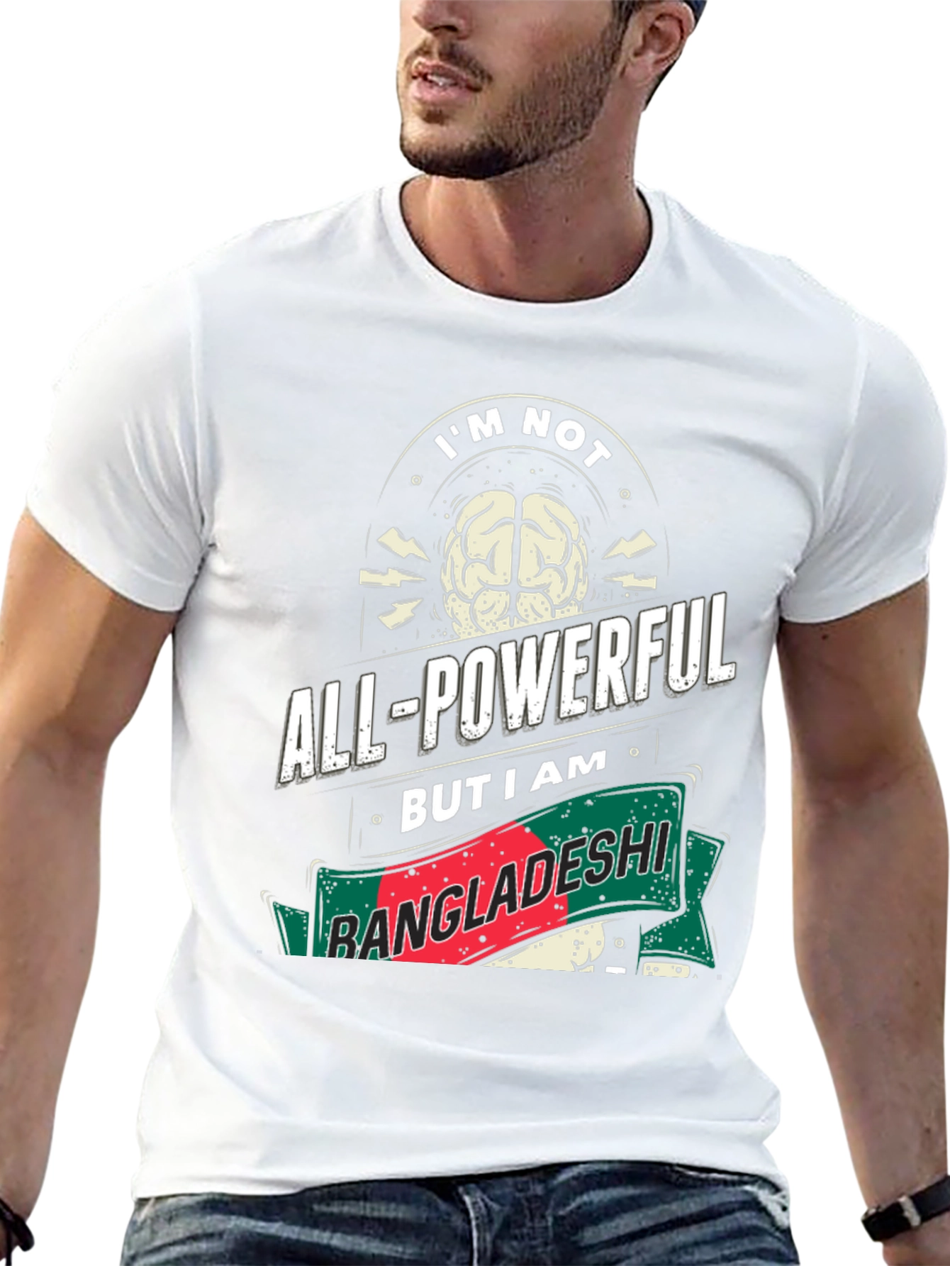 Bangladeshi Pride T-Shirt: All-Powerful Design