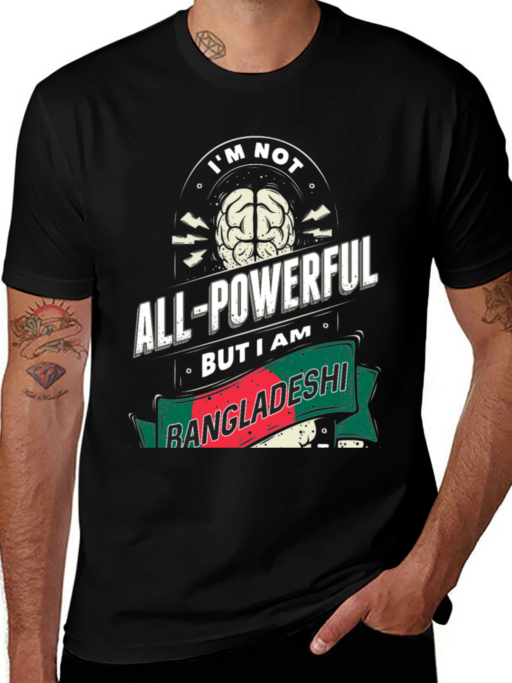 Bangladeshi Pride T-Shirt: All-Powerful Design