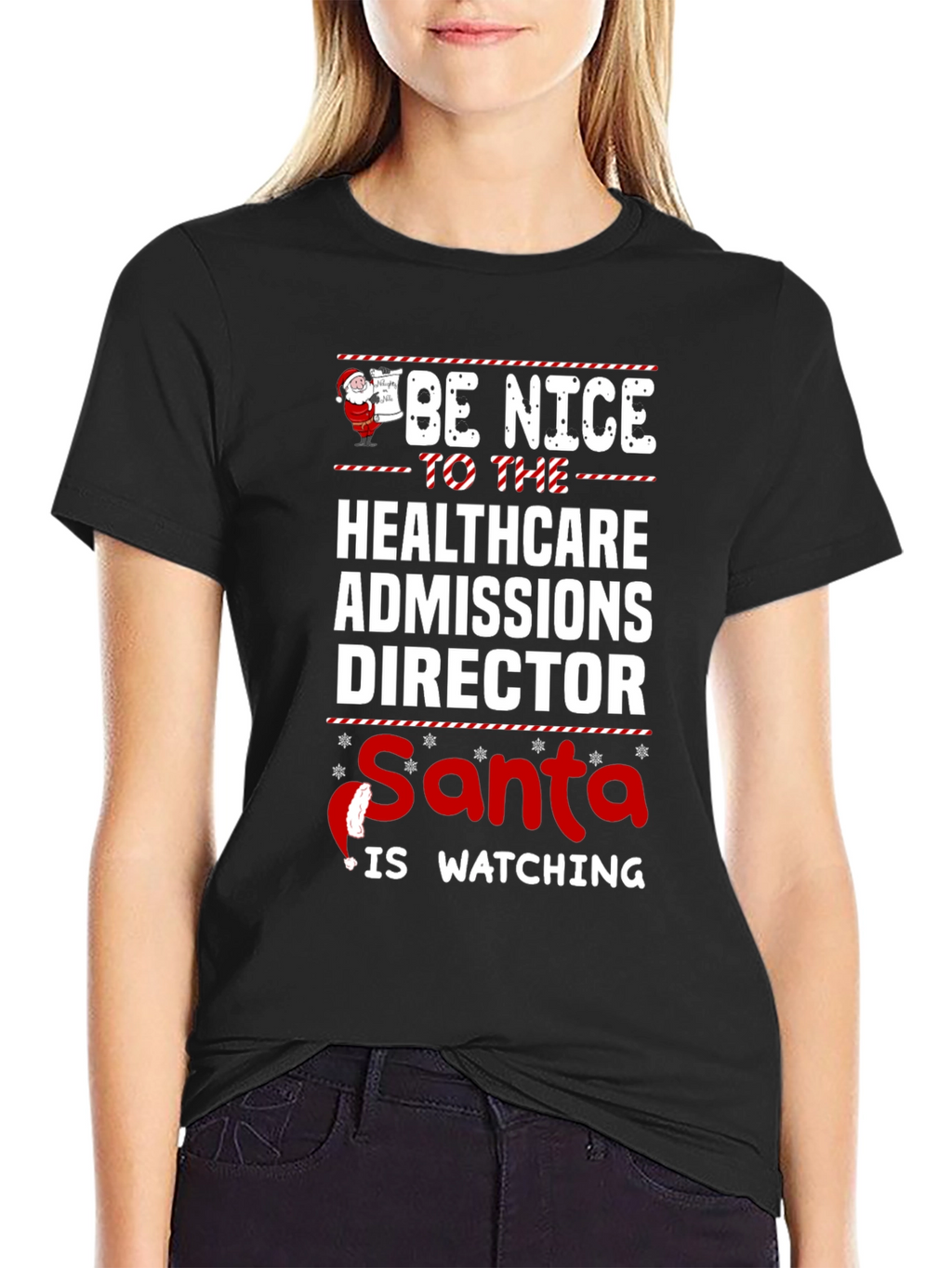 Healthcare Admissions Director Santa T-Shirt