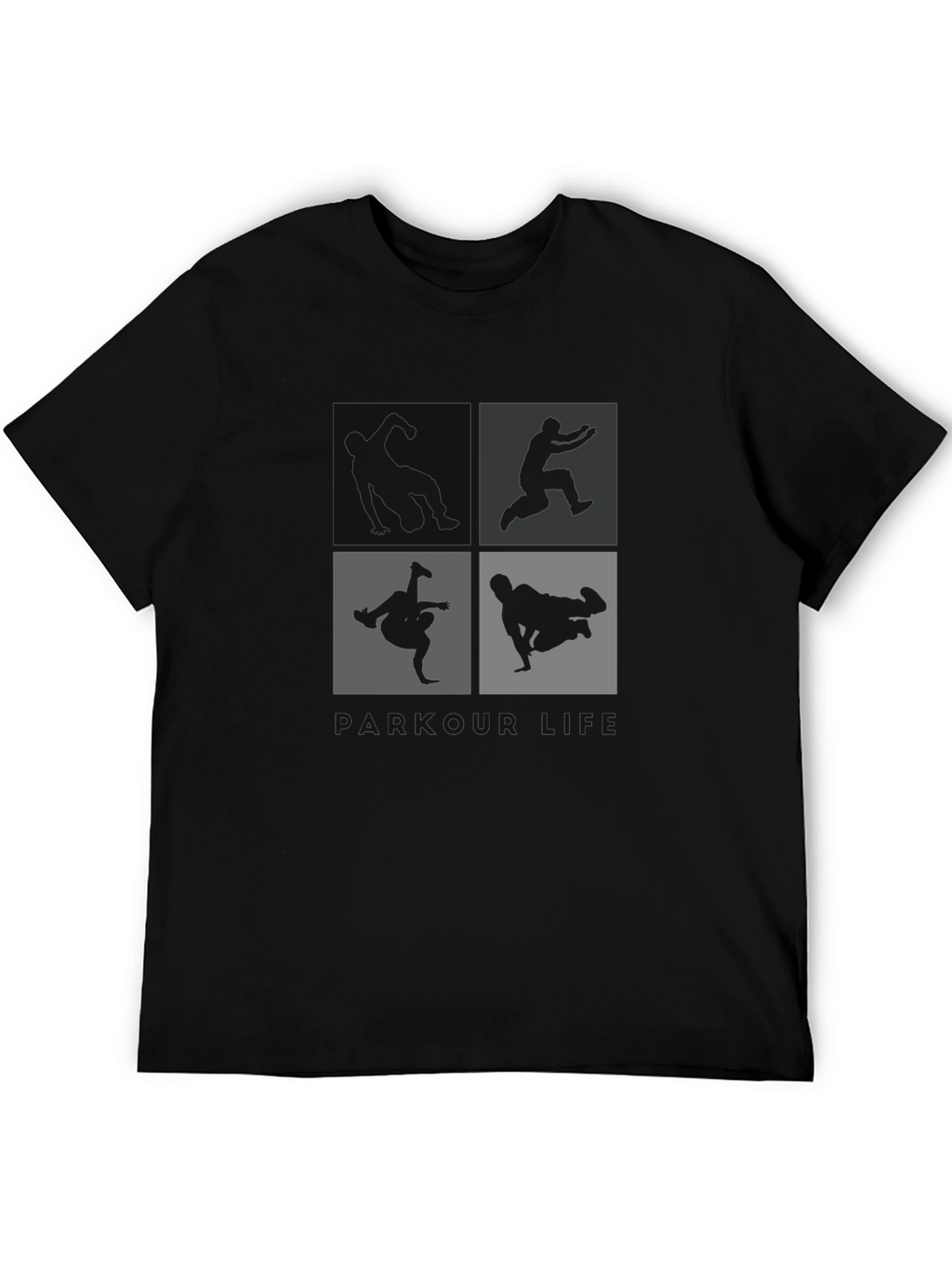 Parkour Silhouette Tee - Urban Style