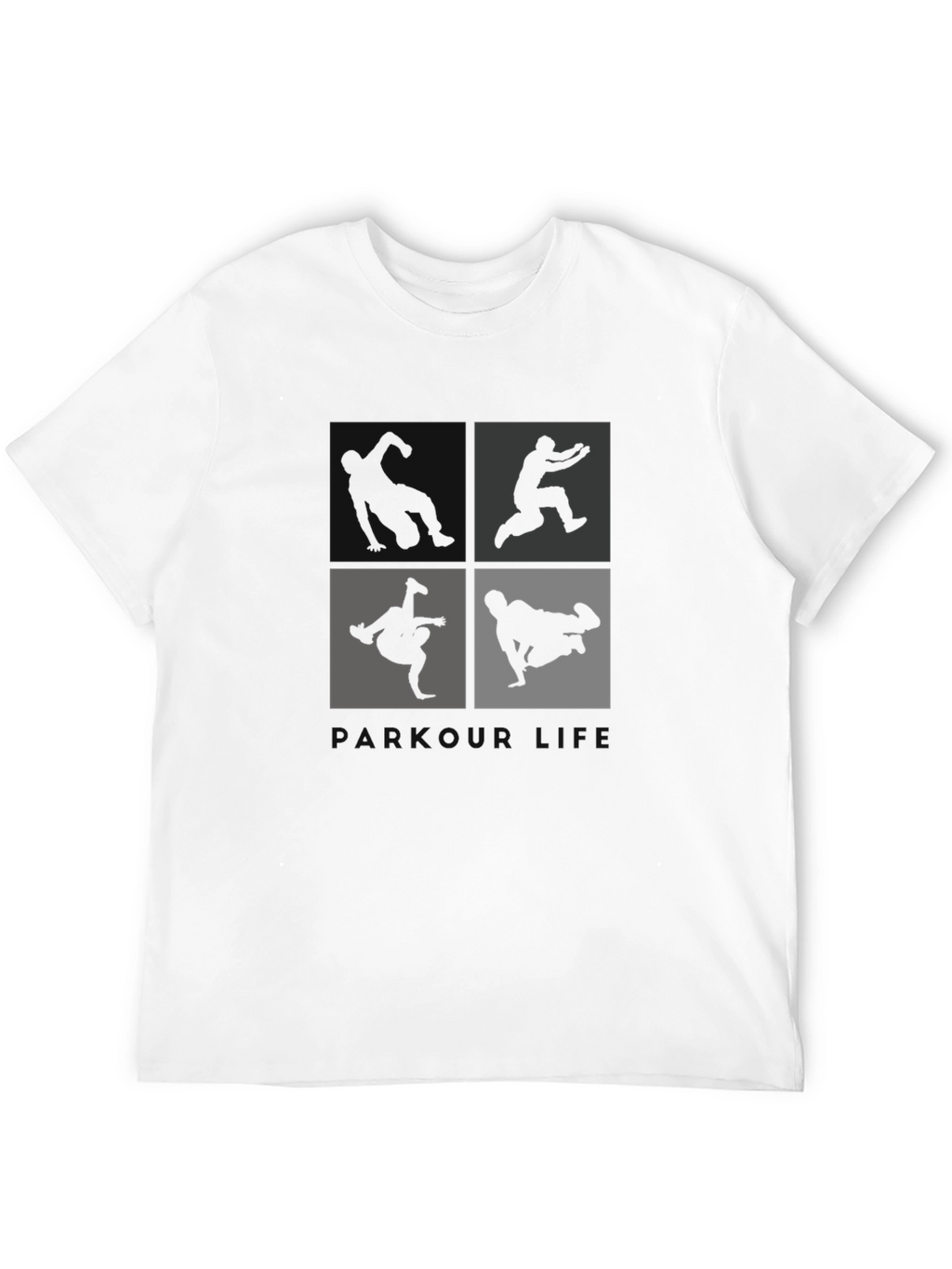 Parkour Silhouette Tee - Urban Style