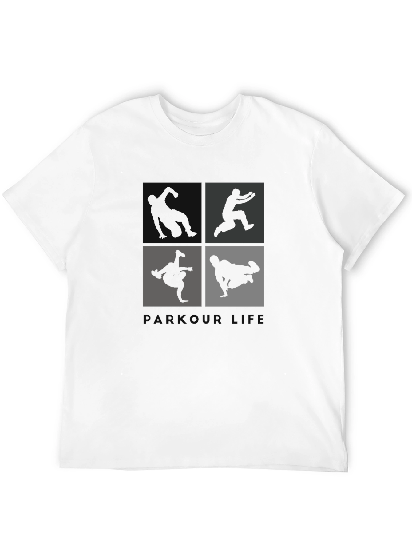 Parkour Silhouette Tee - Urban Style
