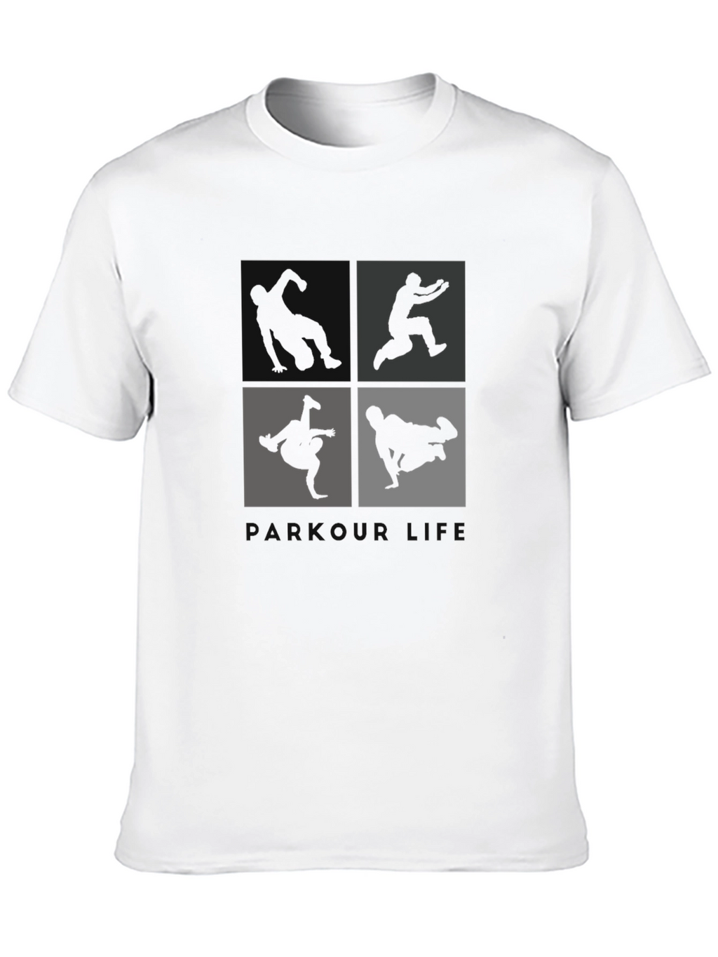 Parkour Silhouette Tee - Urban Style