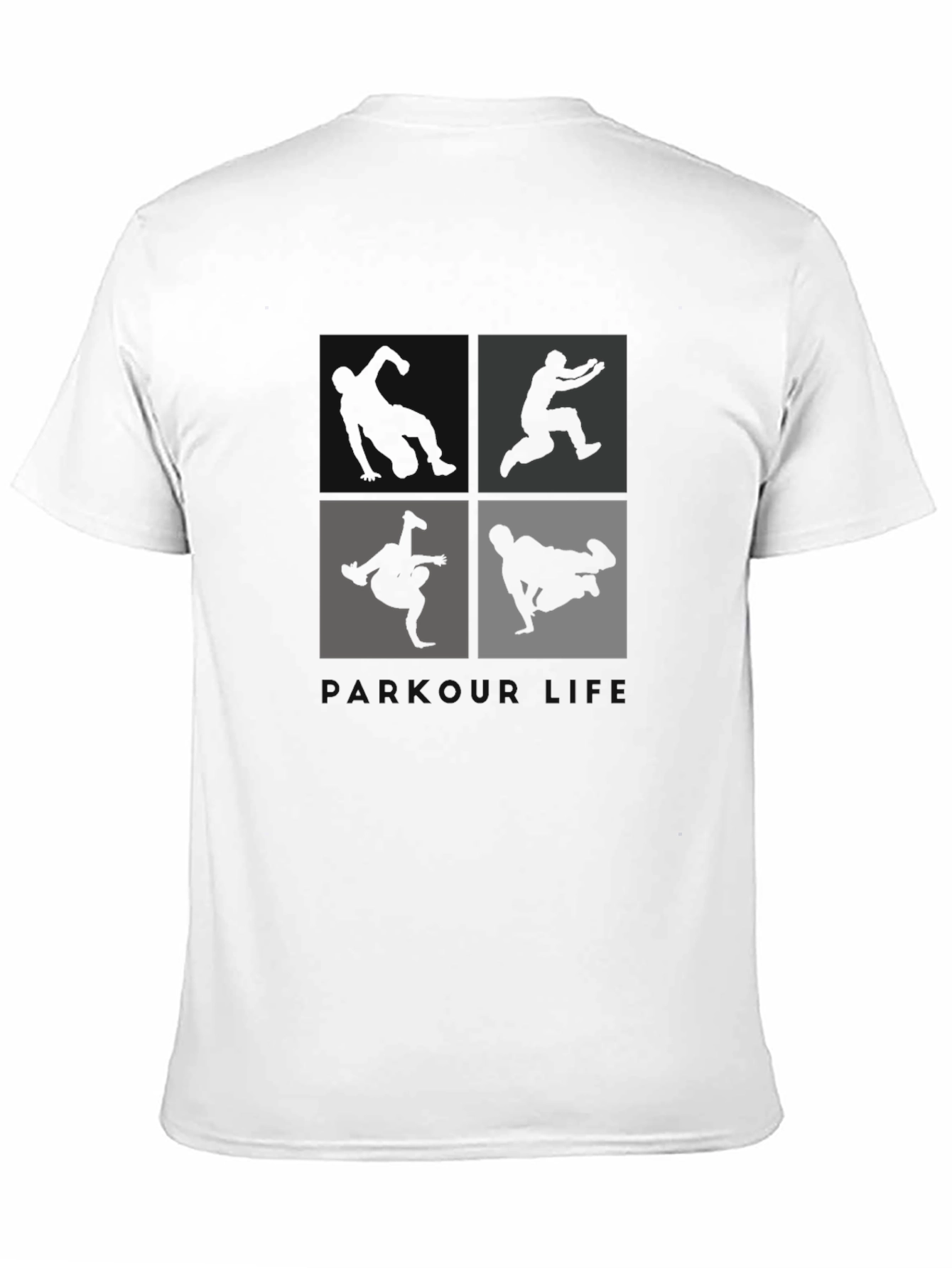 Parkour Silhouette Tee - Urban Style