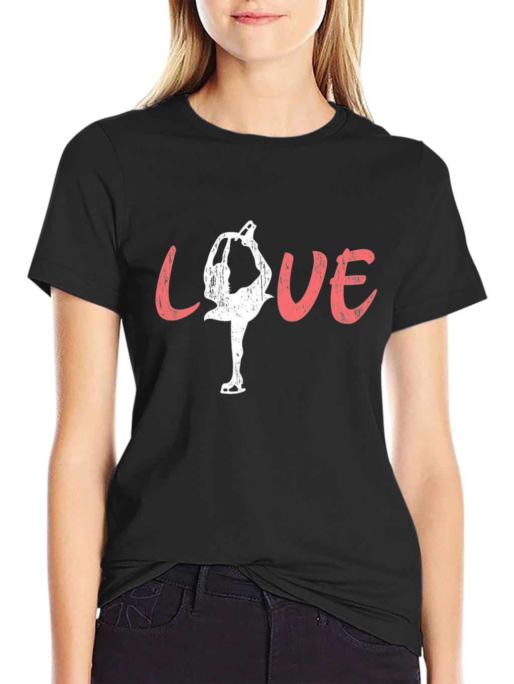 Figure Skating LOVE Graphic Tee