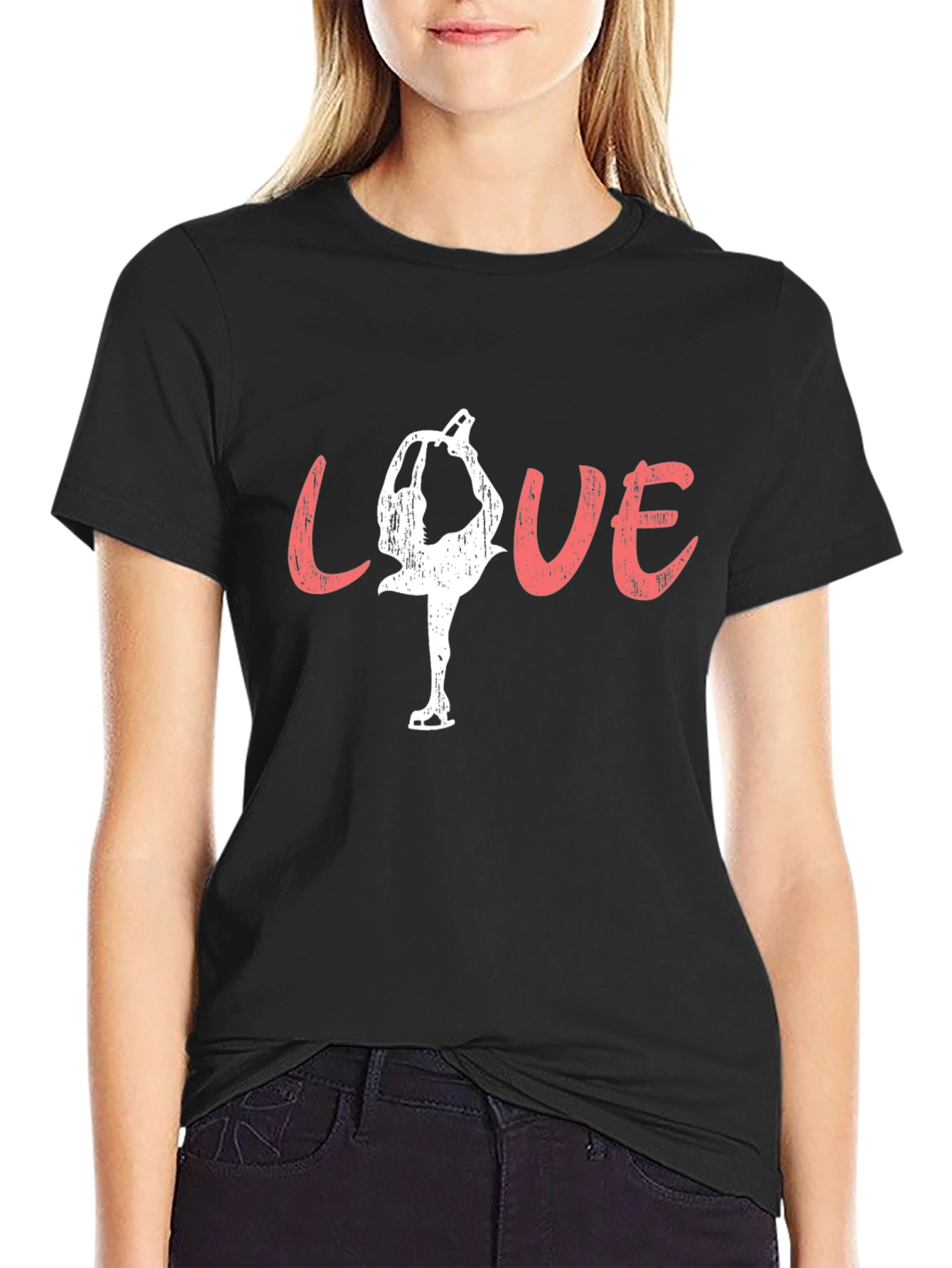 Figure Skating LOVE Graphic Tee