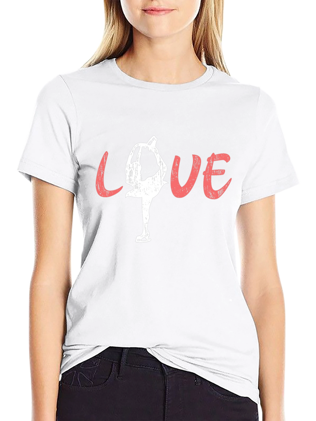 Figure Skating LOVE Graphic Tee