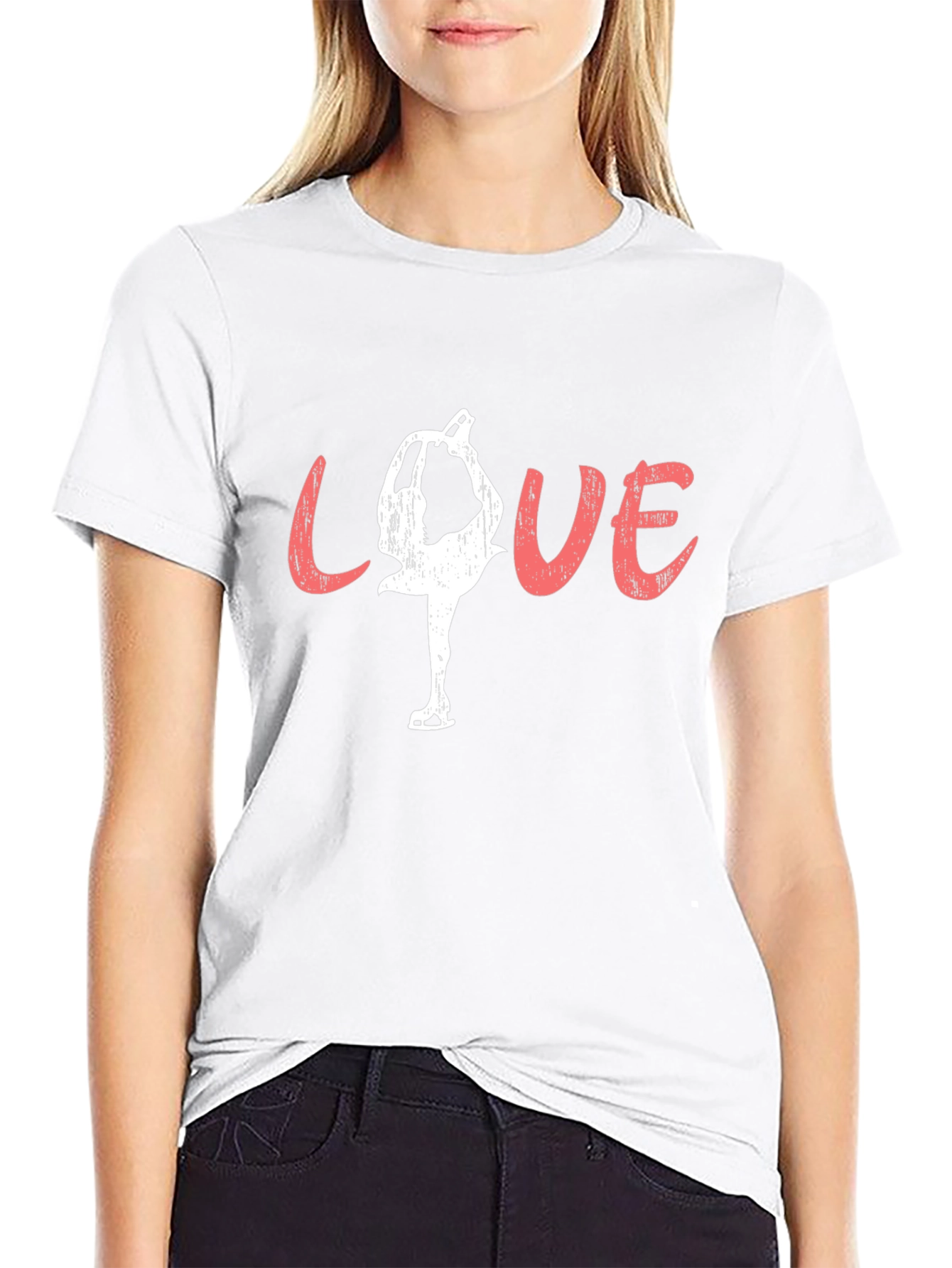 Figure Skating LOVE Graphic Tee