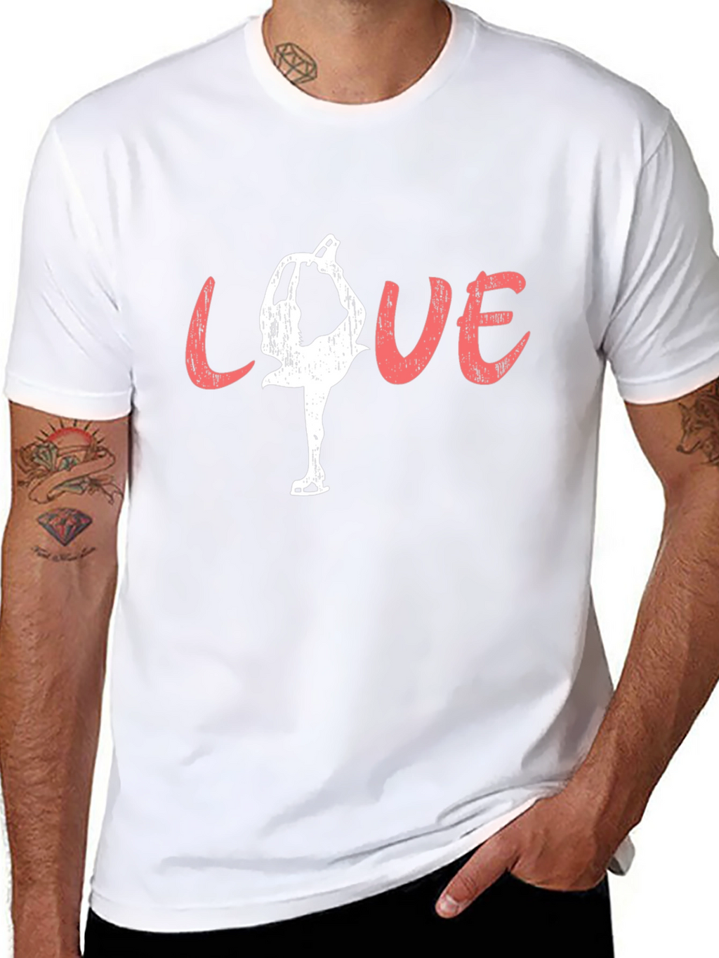Figure Skating LOVE Graphic Tee