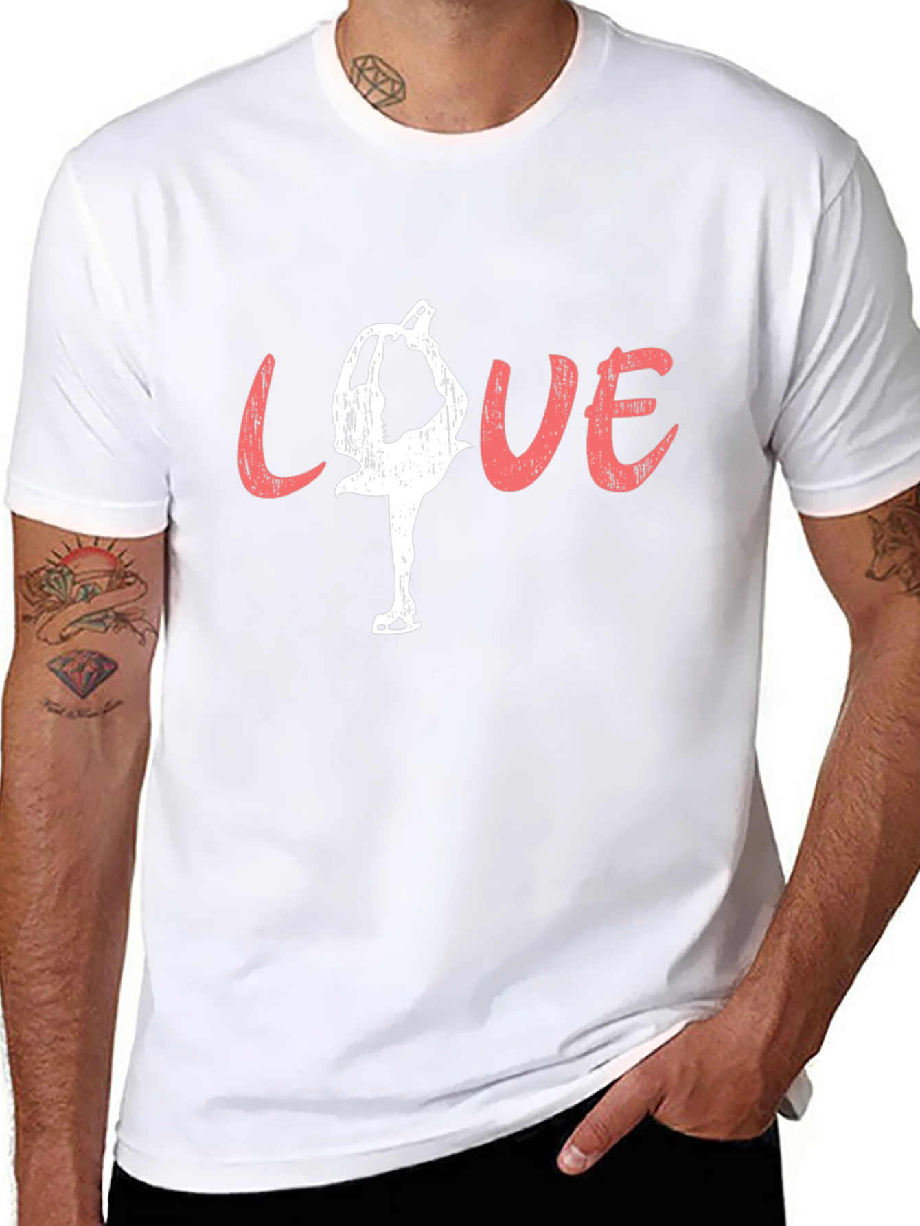 Figure Skating LOVE Graphic Tee