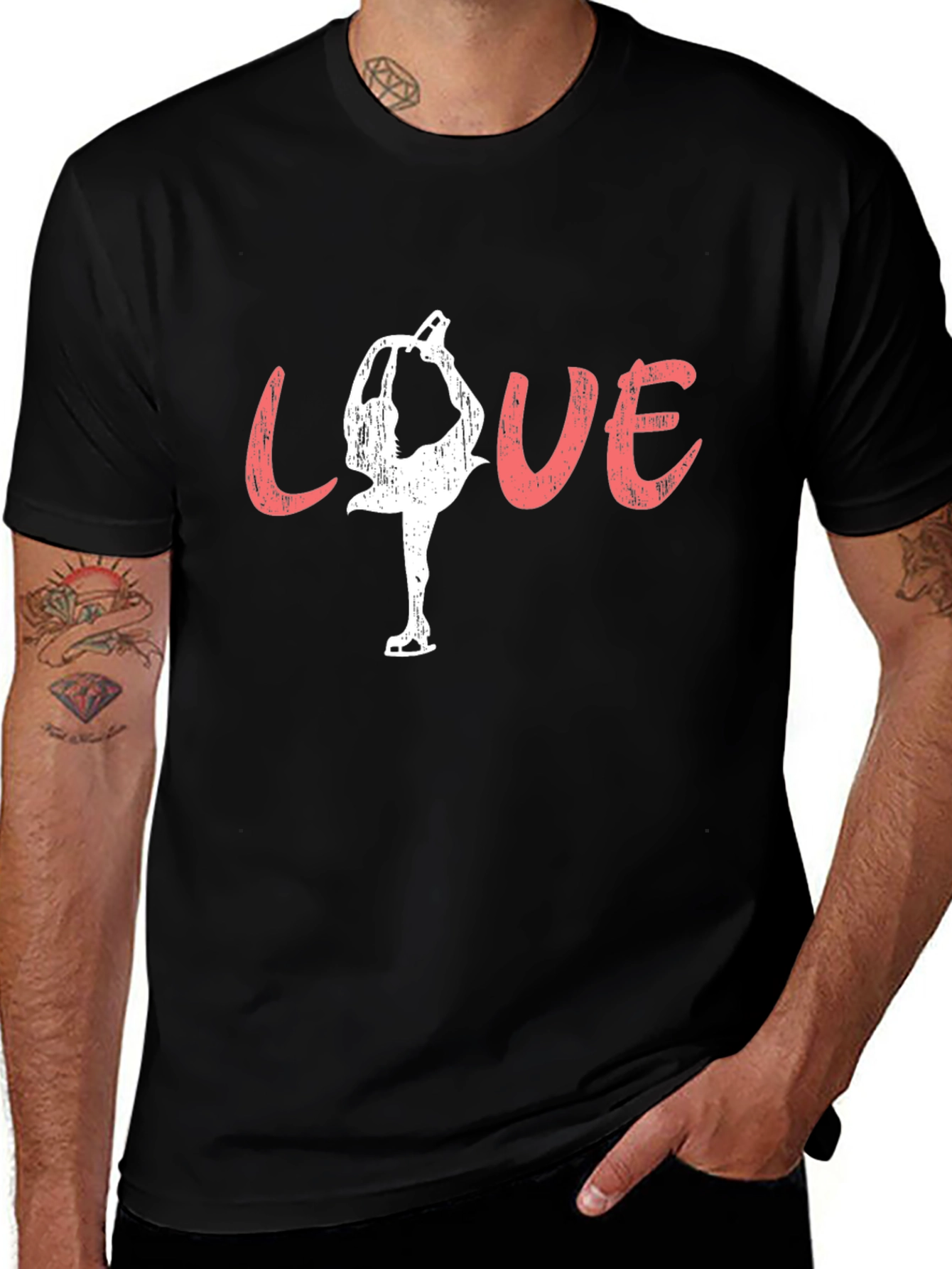 Figure Skating LOVE Graphic Tee