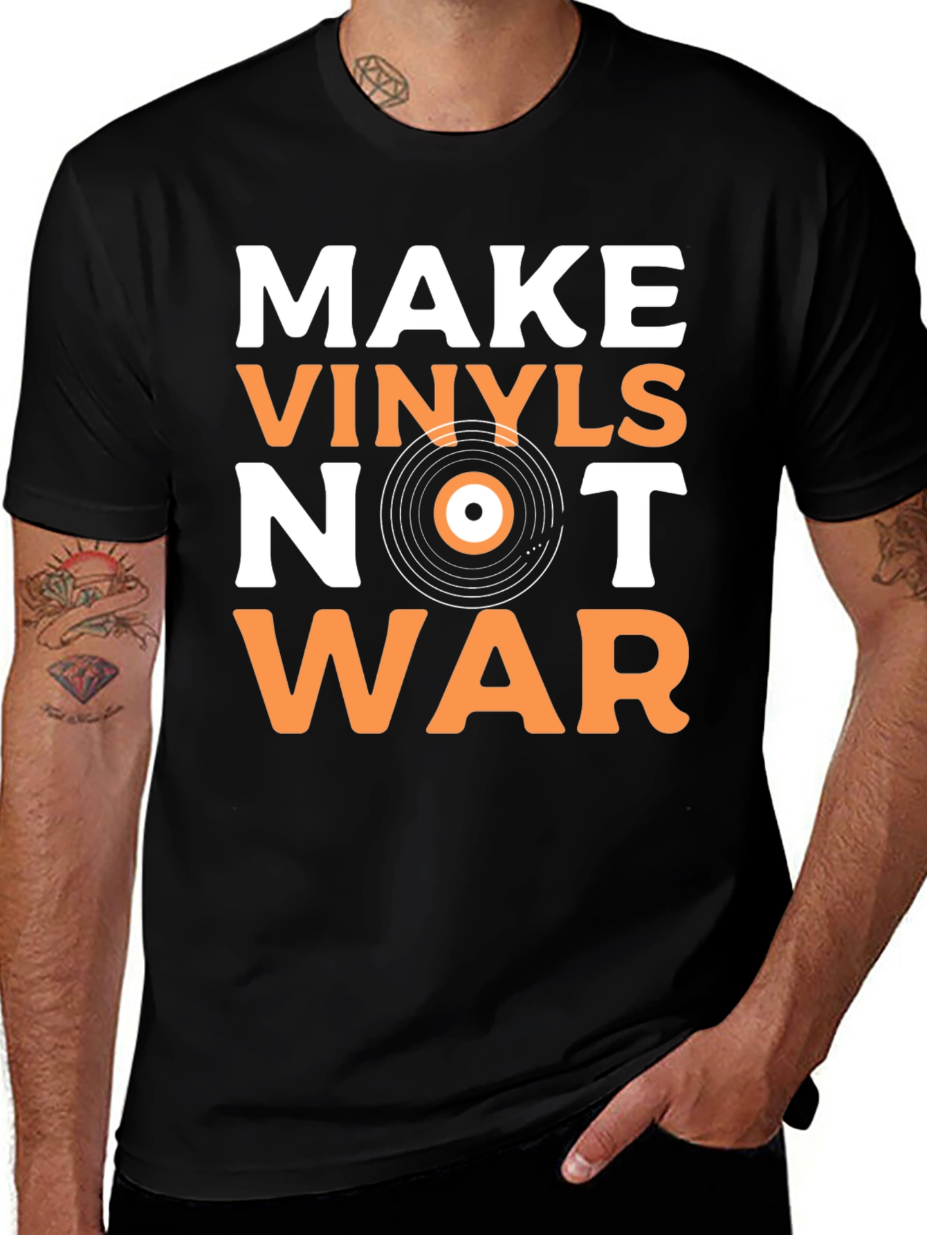 Make Vinyls Not War T-Shirt