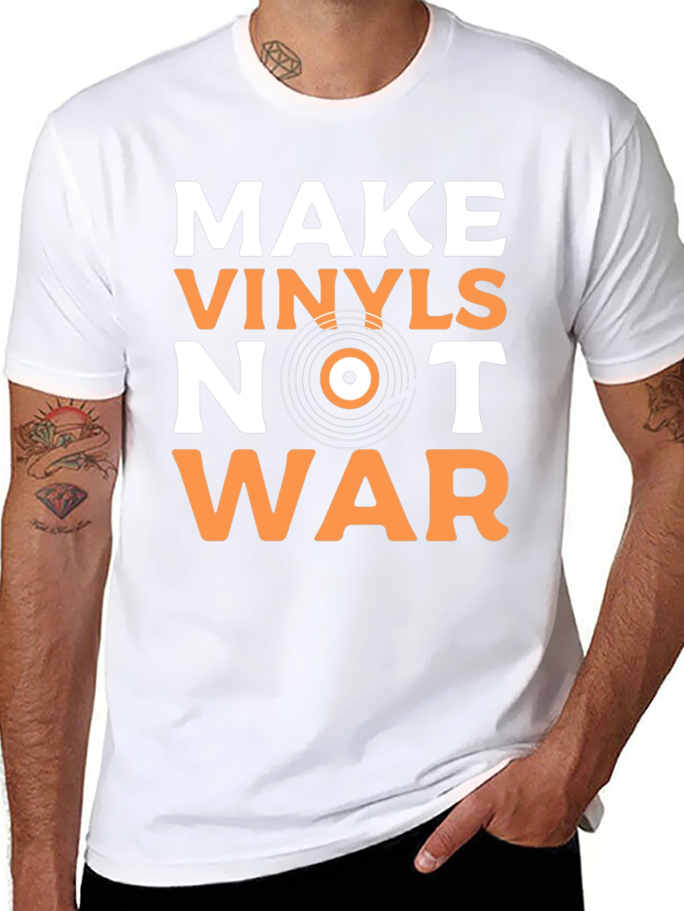 Make Vinyls Not War T-Shirt