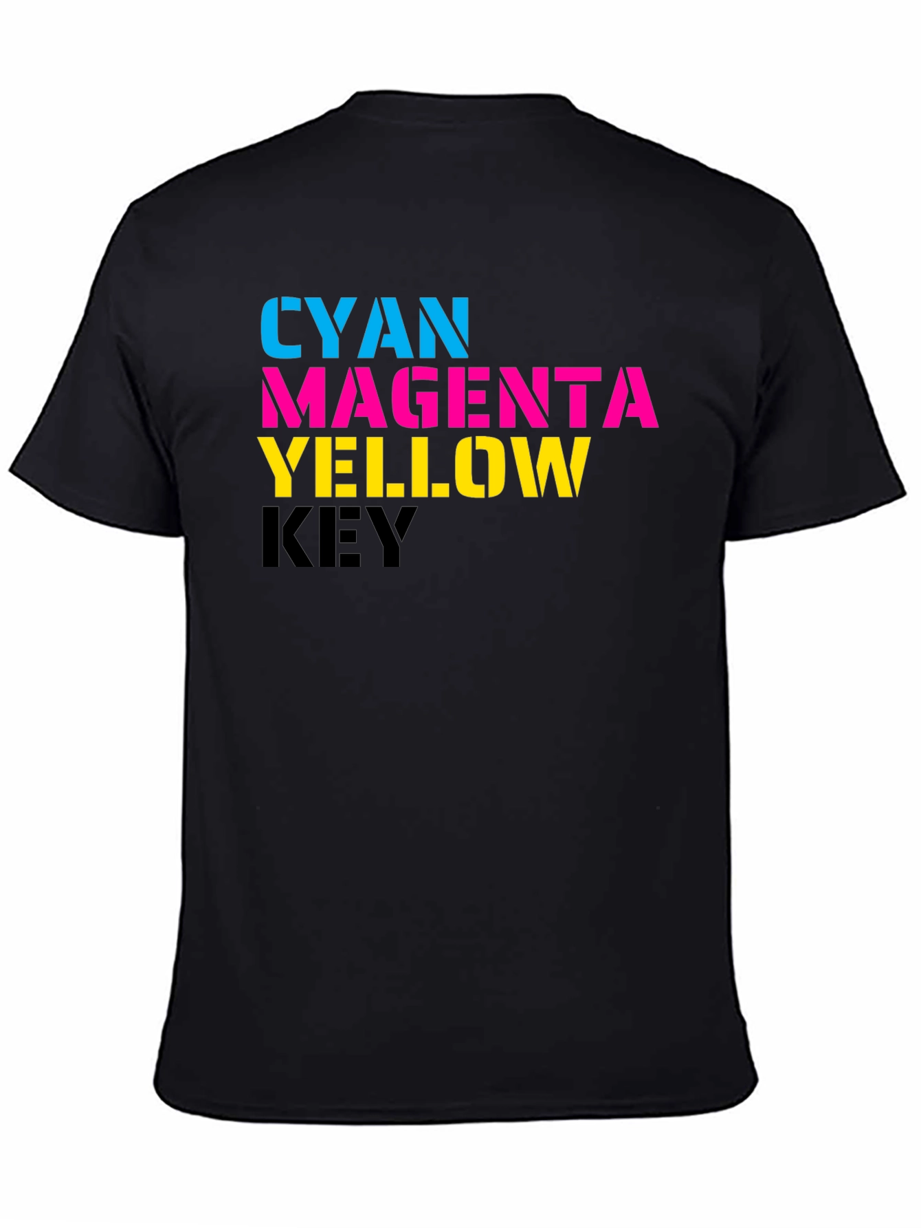 CMYK Print T-Shirt - Graphic Tee