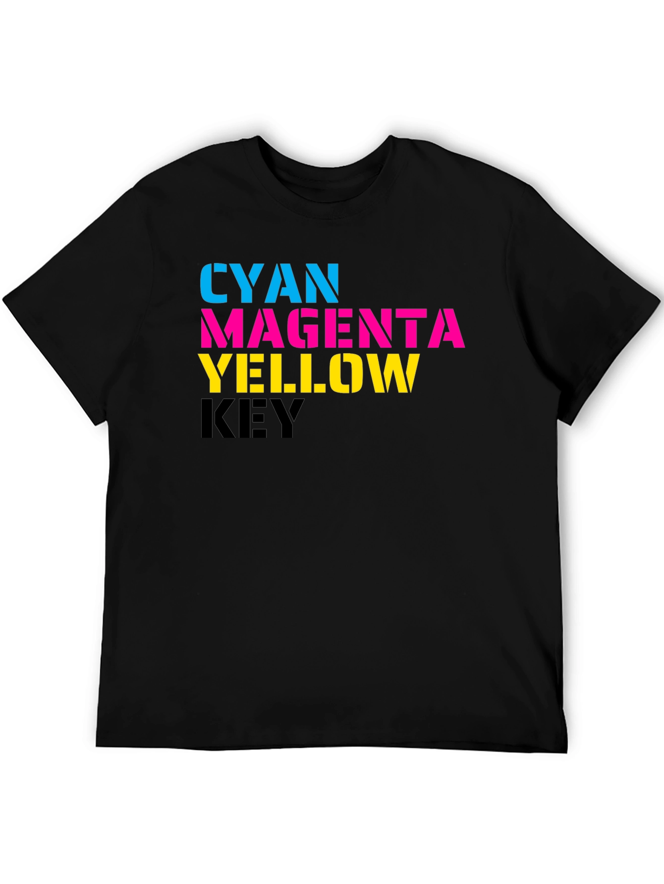 CMYK Print T-Shirt - Graphic Tee