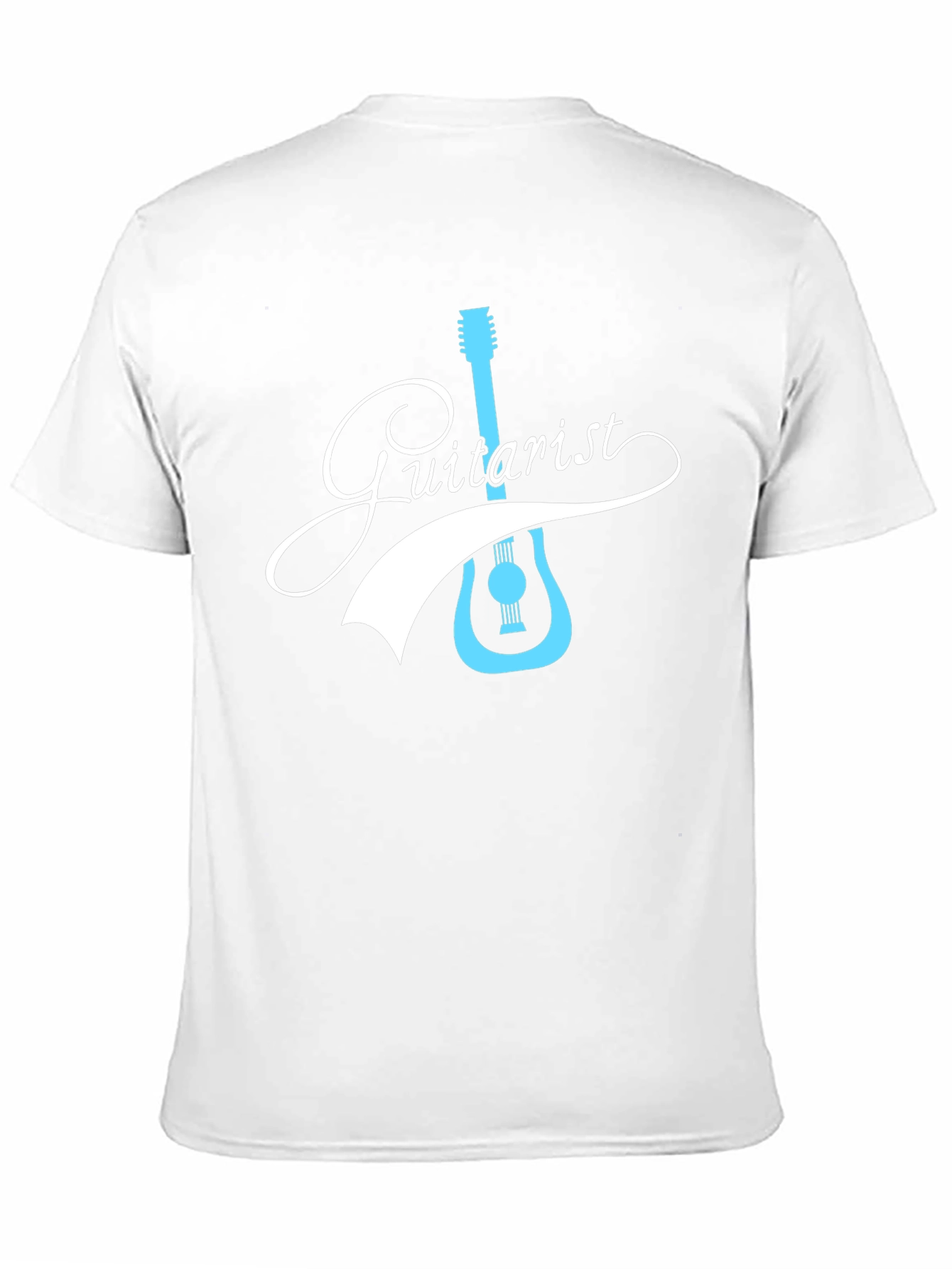 Guitarist Graphic Tee - Black Cotton T-Shirt for Music Lovers