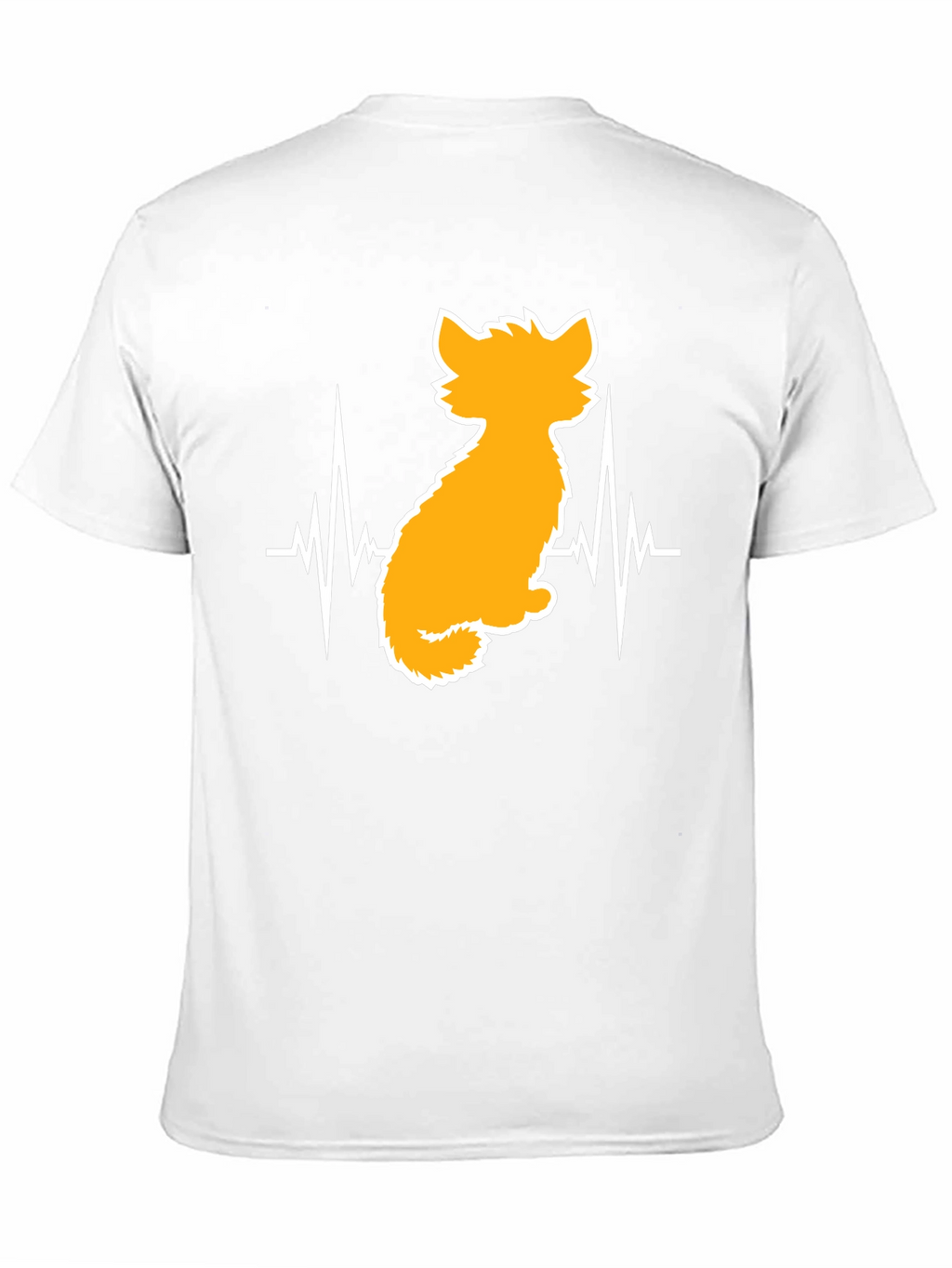Cat Heartbeat T-Shirt - Unisex Graphic Tee